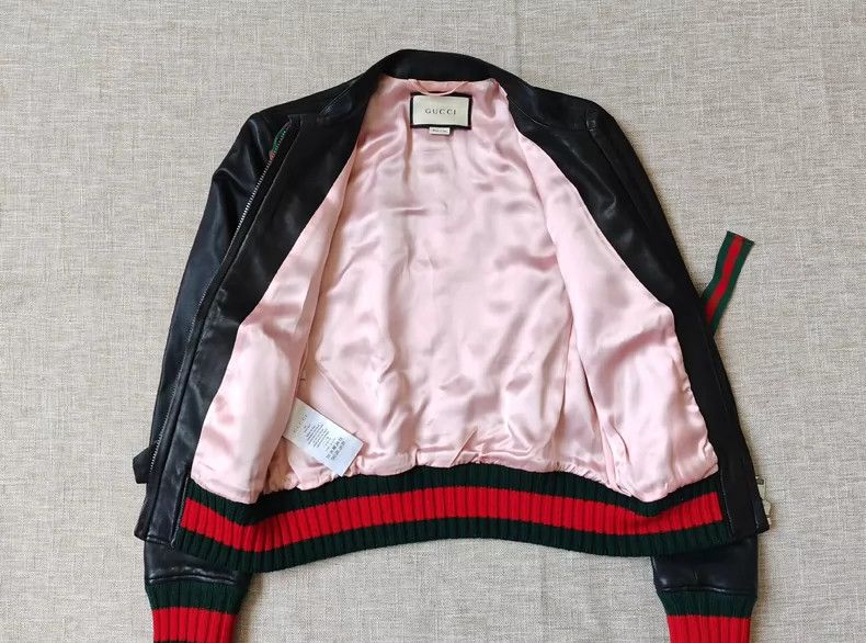 Gucci Gucci Bow-bow leather jacket 2503-Nextarrow Size XS / US 0-2 / IT 36-38 - 5 Thumbnail