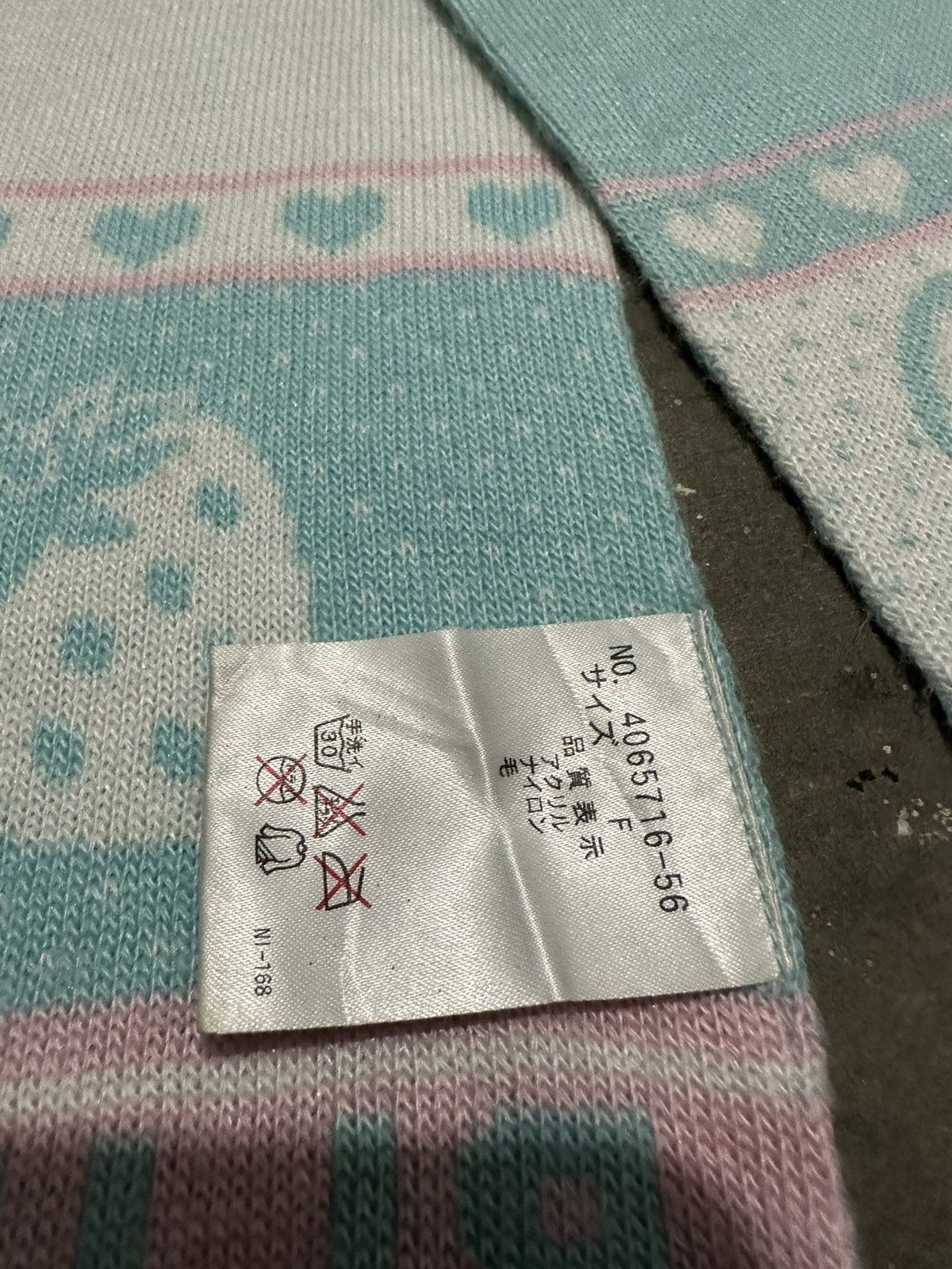 Japanese Brand Angel Blue Scarf Size ONE SIZE - 9 Thumbnail