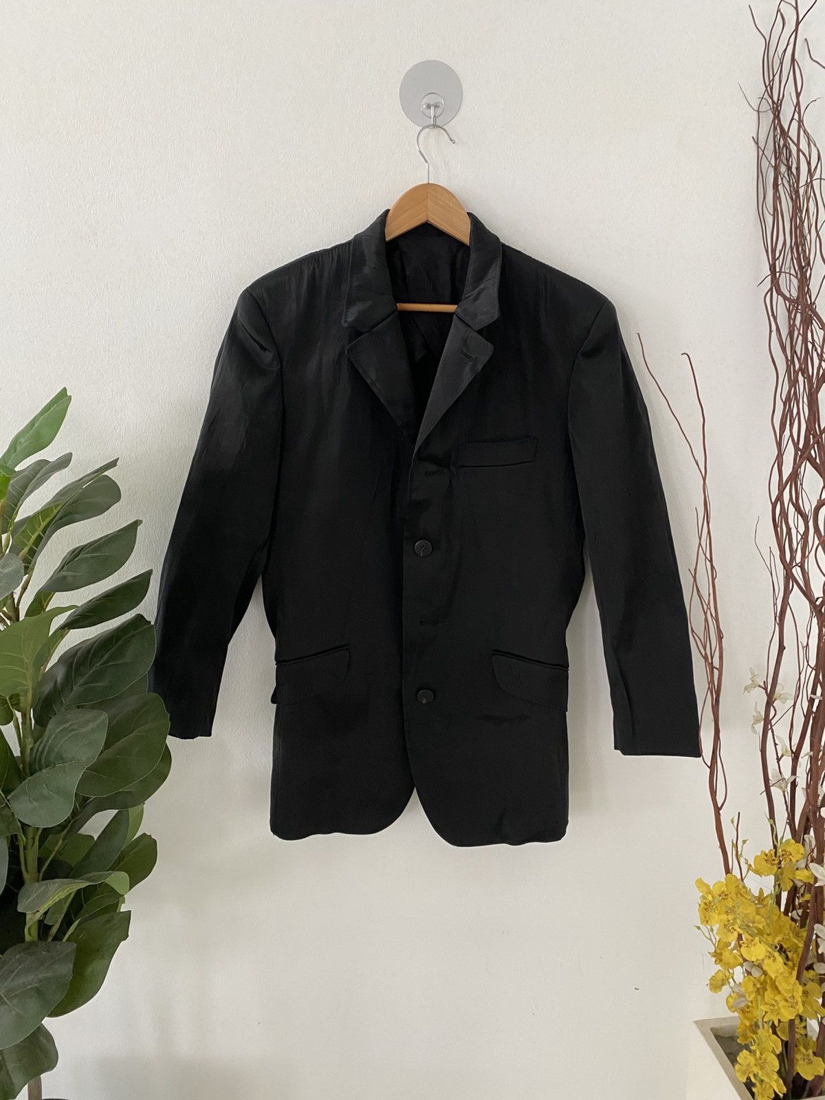 Issey Miyake × Japanese Brand × Yohji Yamamoto ISSEY MIYAKEE MEN Ball'oon PATCHWORK BLACK nice design Size US S / EU 44-46 / 1 - 6 Thumbnail