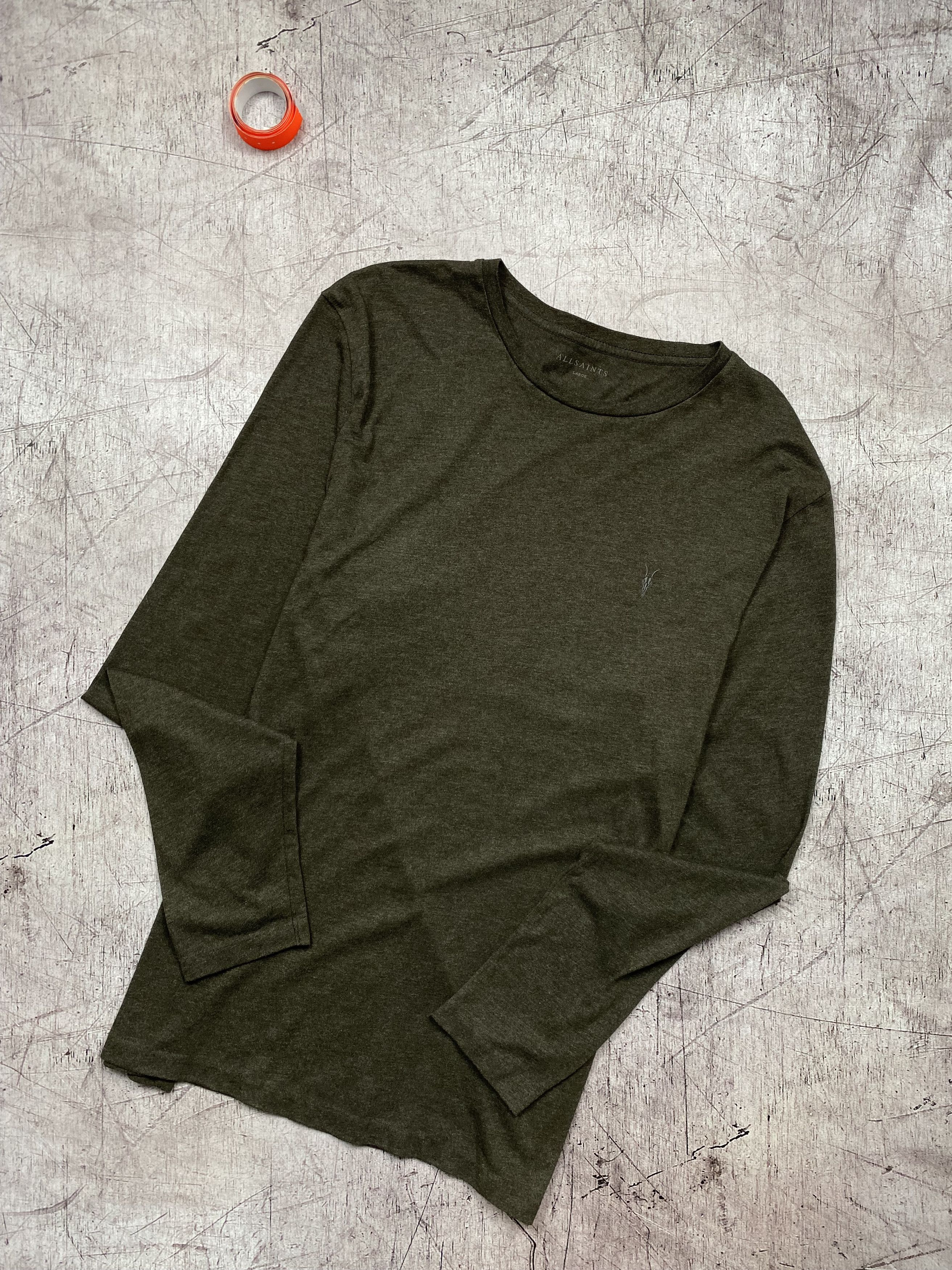 Allsaints Allsaints Vintage Mens Tonic Crew Neck Long Sleeve T-Shirt Size US L / EU 52-54 / 3 - 1 Preview