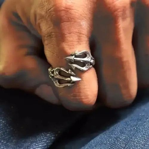 Japanese Brand Poseidon Trident Ring Size ONE SIZE - 4 Thumbnail