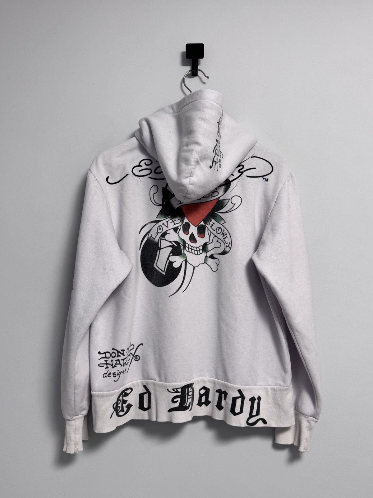 Ed Hardy × Vintage Ed Hardy Vintage Zip Hoodie Y2K style Size M / US 6-8 / IT 42-44 - 1 Thumbnail