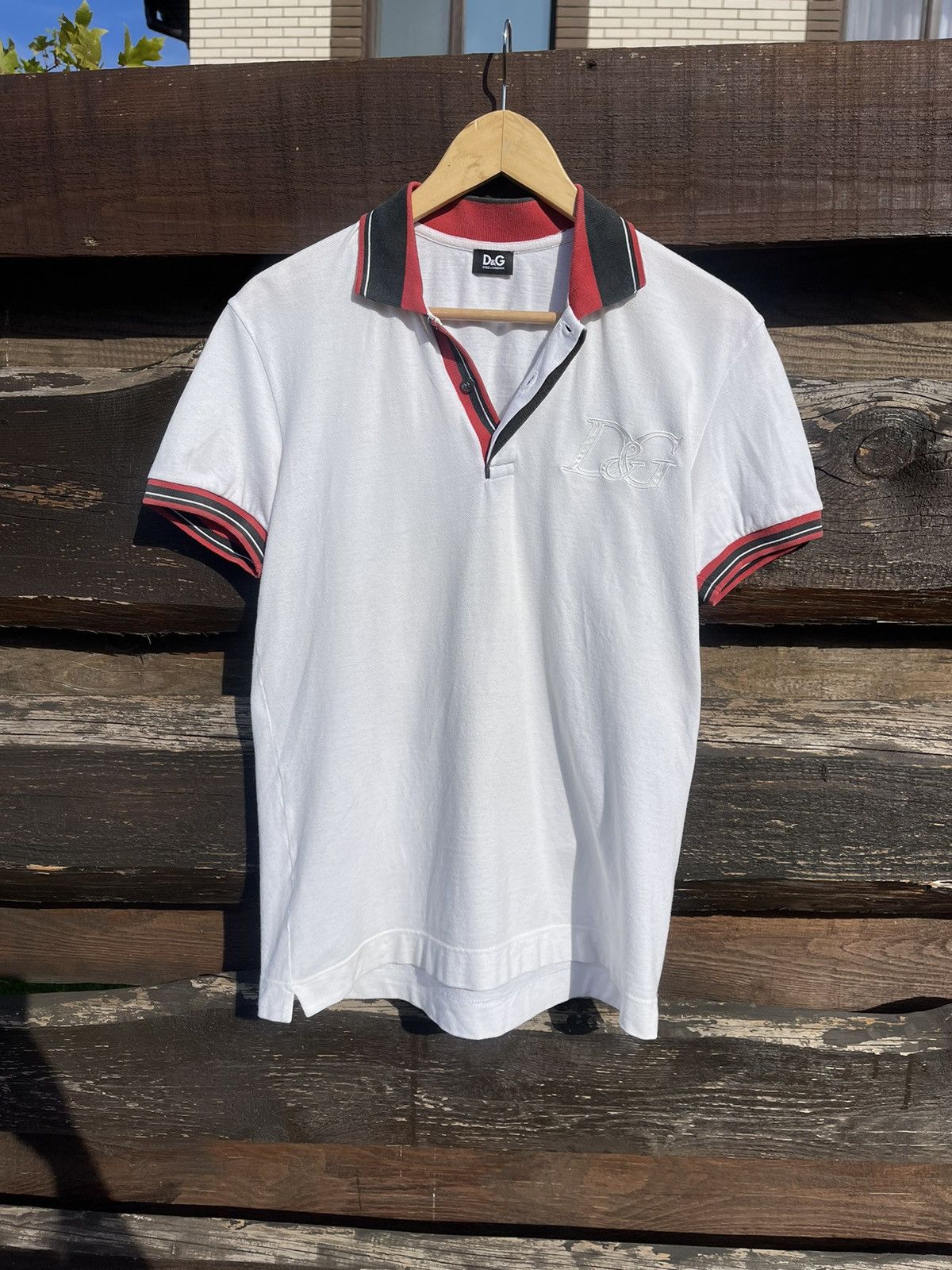 Dolce & Gabbana Dolce&Gabbana luxury white polo shirt Size US M / EU 48-50 / 2 - 1 Thumbnail