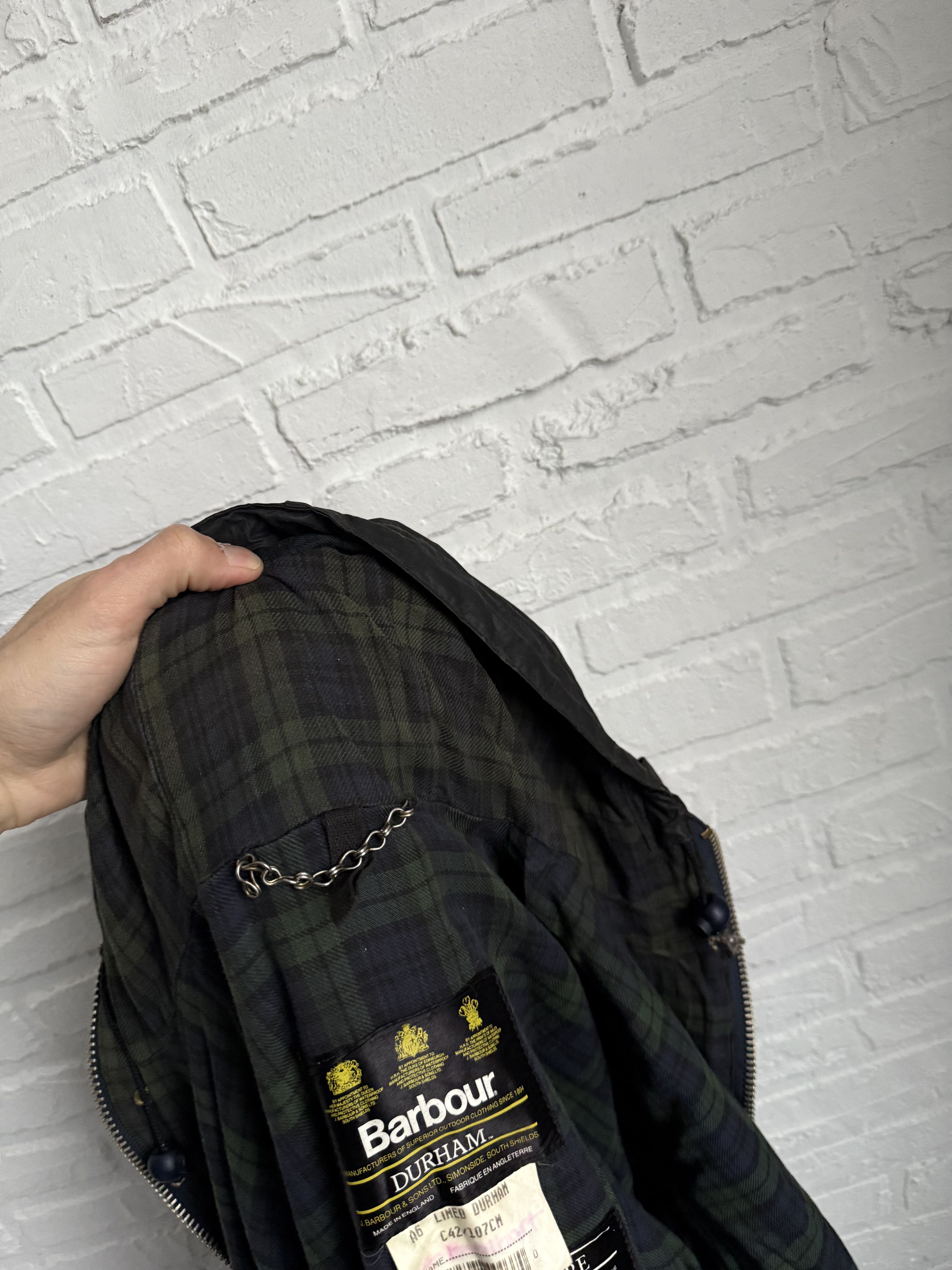Barbour Vintage Barbour Durham wax jacket Size US M / EU 48-50 / 2 - 9 Thumbnail