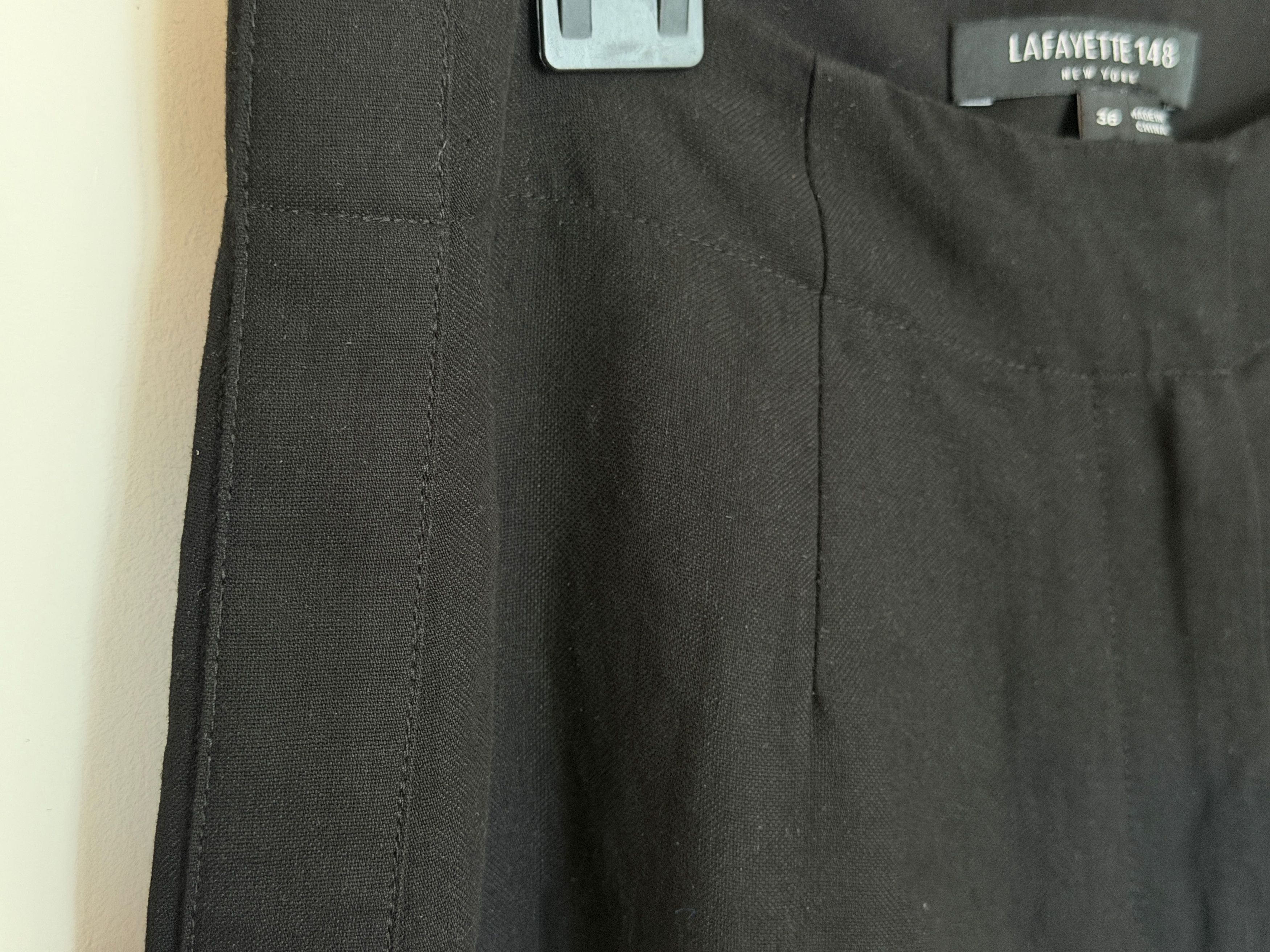 Lafayette 148 Loose Black cropped Lafayette 148 pants Size 25" / US 0 / IT 36 - 4 Thumbnail