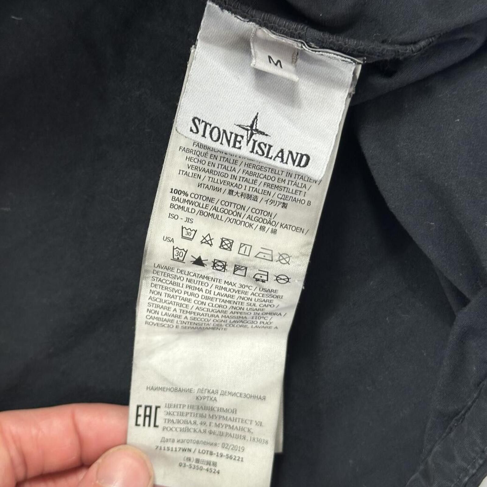 Stone Island Stone Island 1/4 Zip Smock Black Medium Size US M / EU 48-50 / 2 - 5 Thumbnail