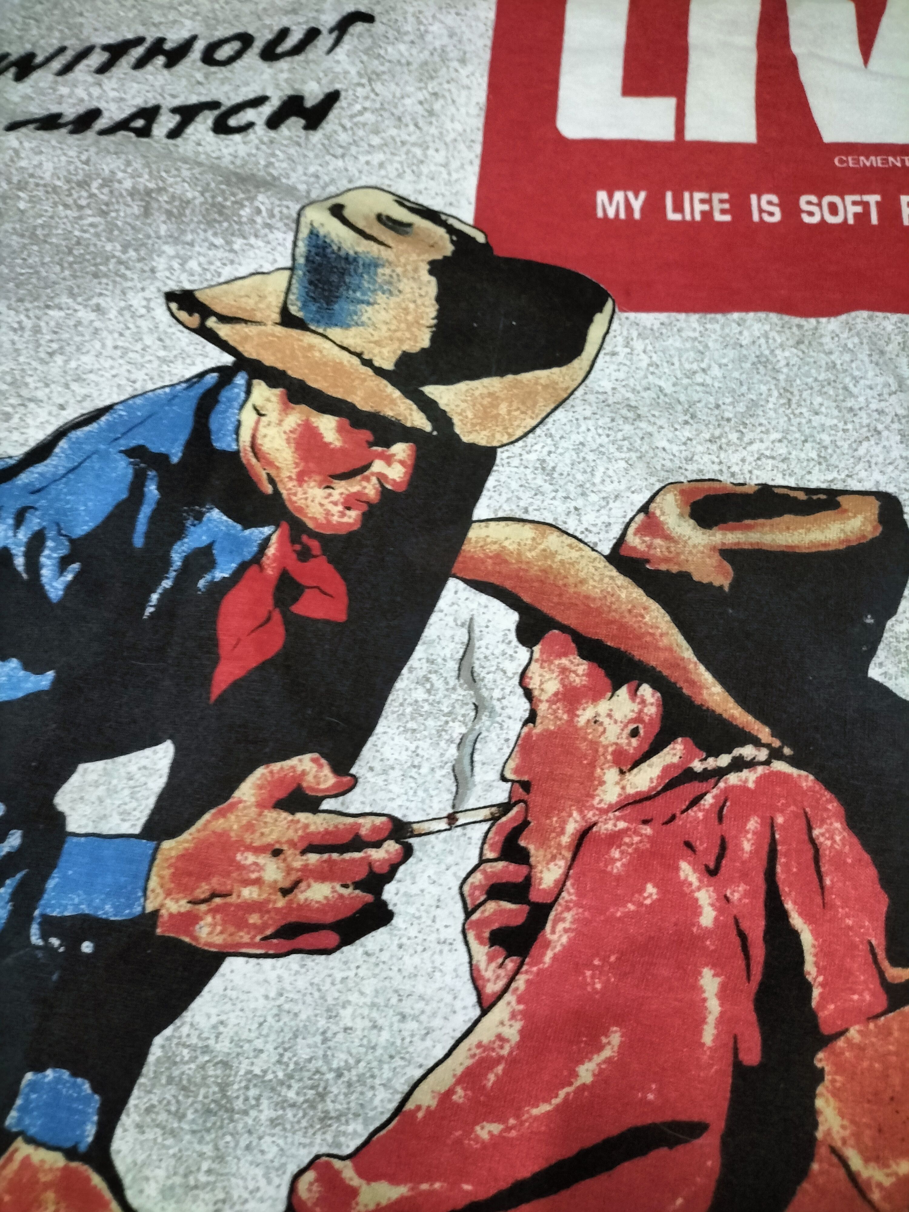 Levi's Vintage Clothing Vintage Levis Big E Over print Cowboy Logo very Rare Size US XL / EU 56 / 4 - 13 Thumbnail