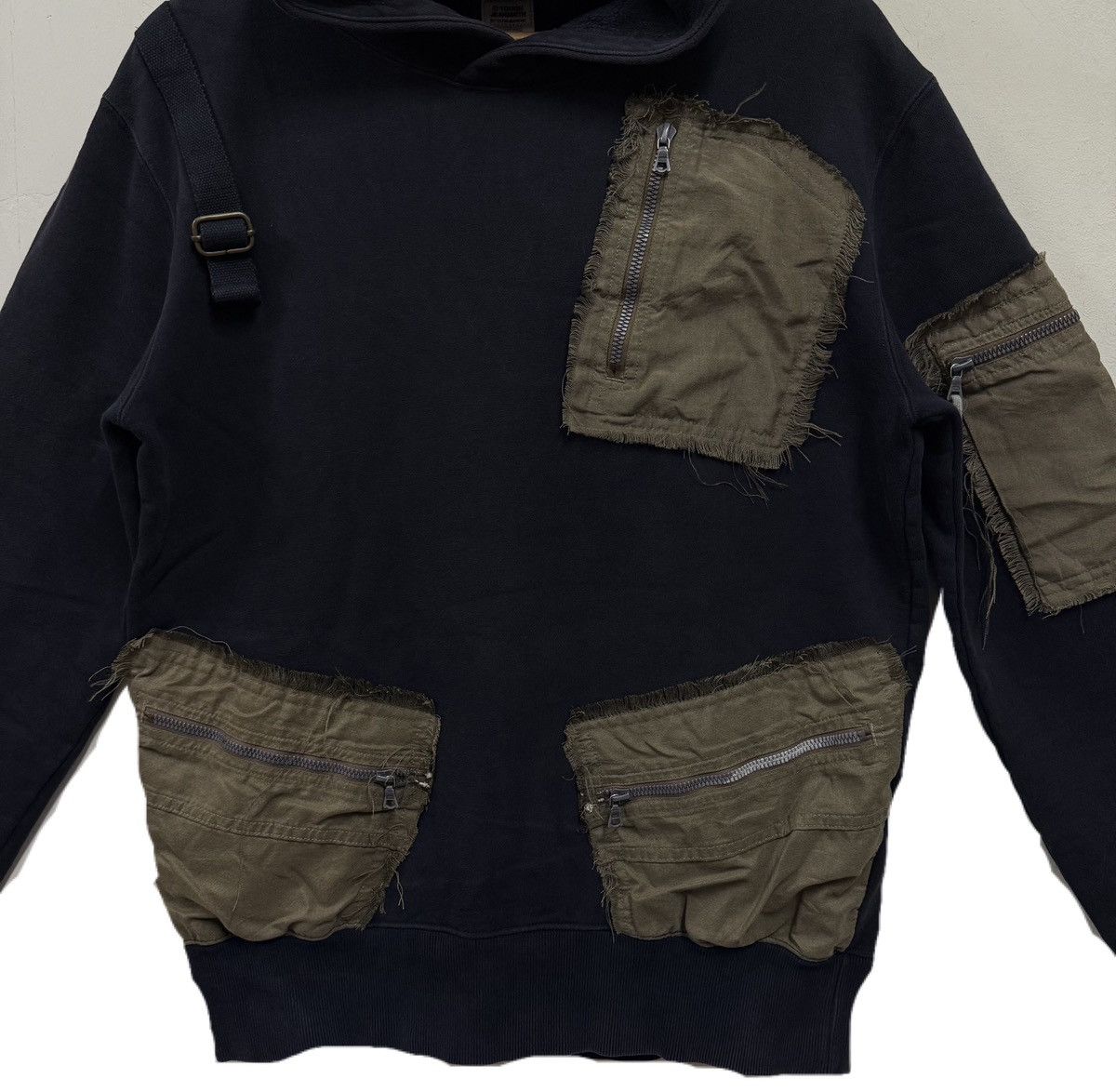 If Six Was Nine Tough jeansmith hoodie patchwork pullover Size US L / EU 52-54 / 3 - 3 Thumbnail