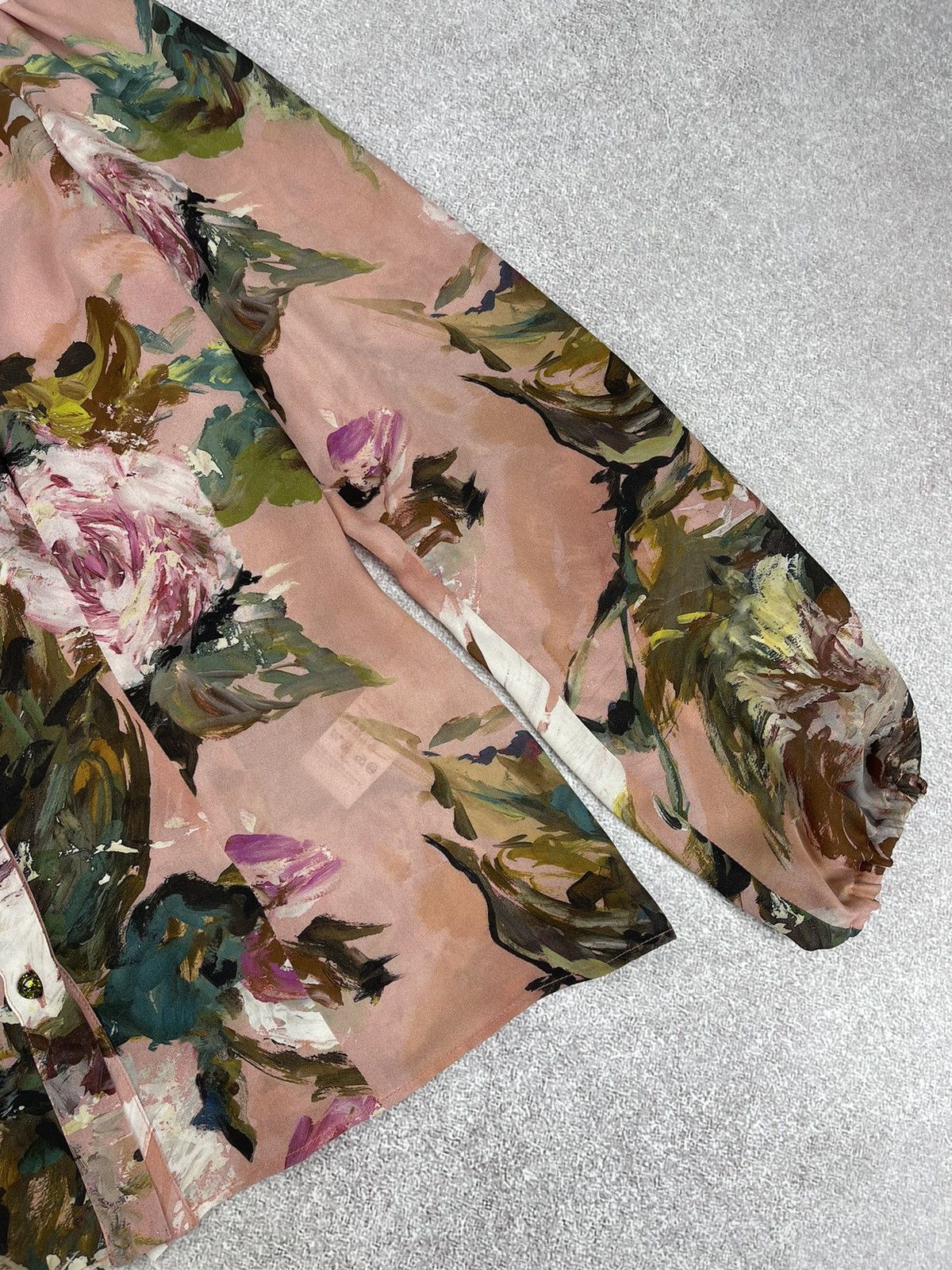Dolce & Gabbana Dolce & Gabbana Floral Print Silk Blouse Shirt Size S / US 4 / IT 40 - 3 Thumbnail