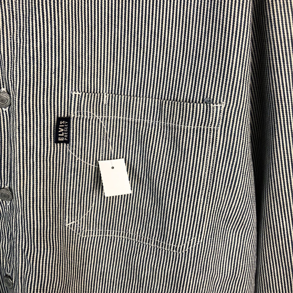 Vintage Elevis Presley Stripe Grey #A398 Size US M / EU 48-50 / 2 - 10 Thumbnail