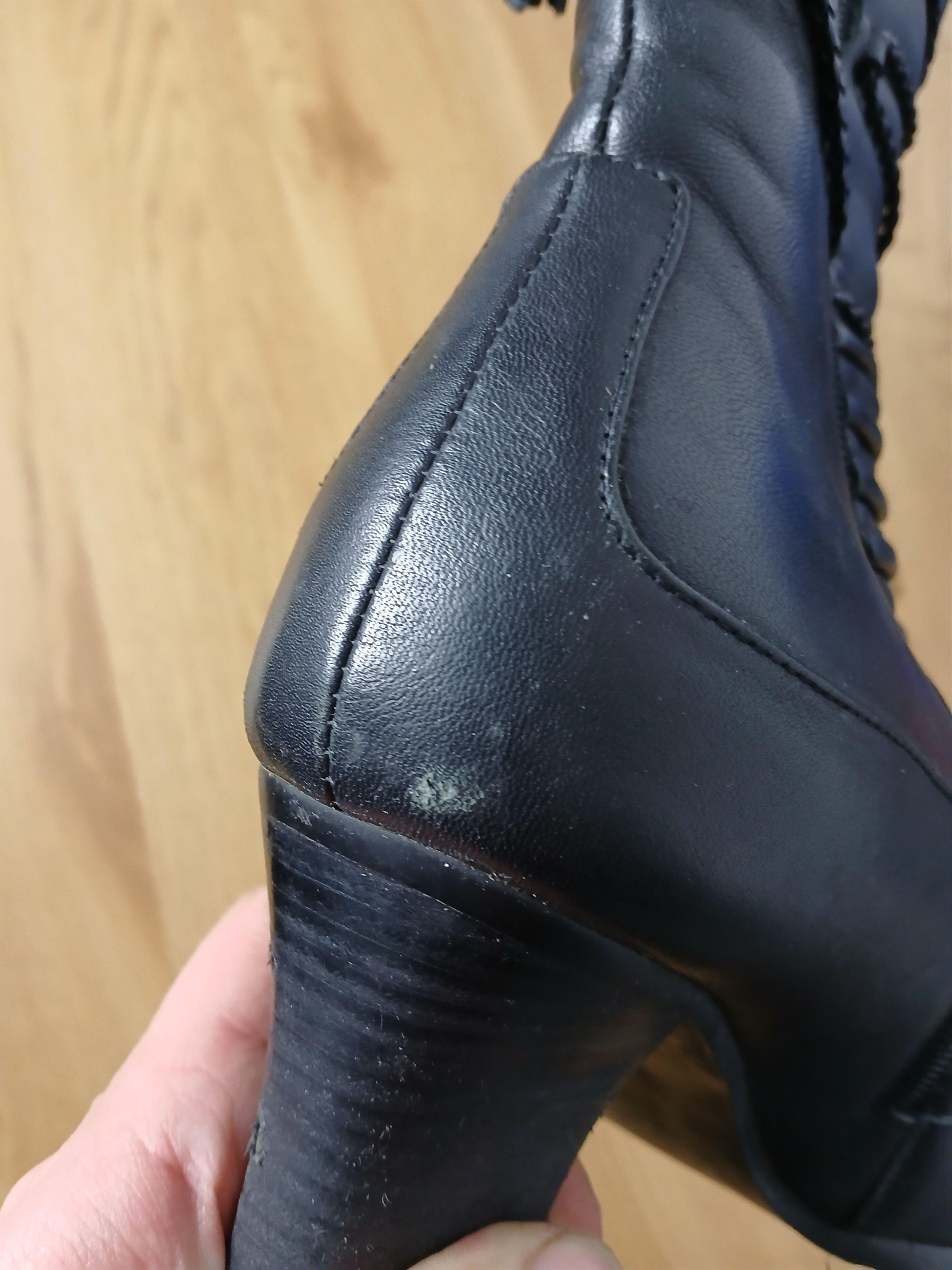 Leather × Vintage Vintage Leather Boots Size US 10 / IT 40 - 12 Thumbnail