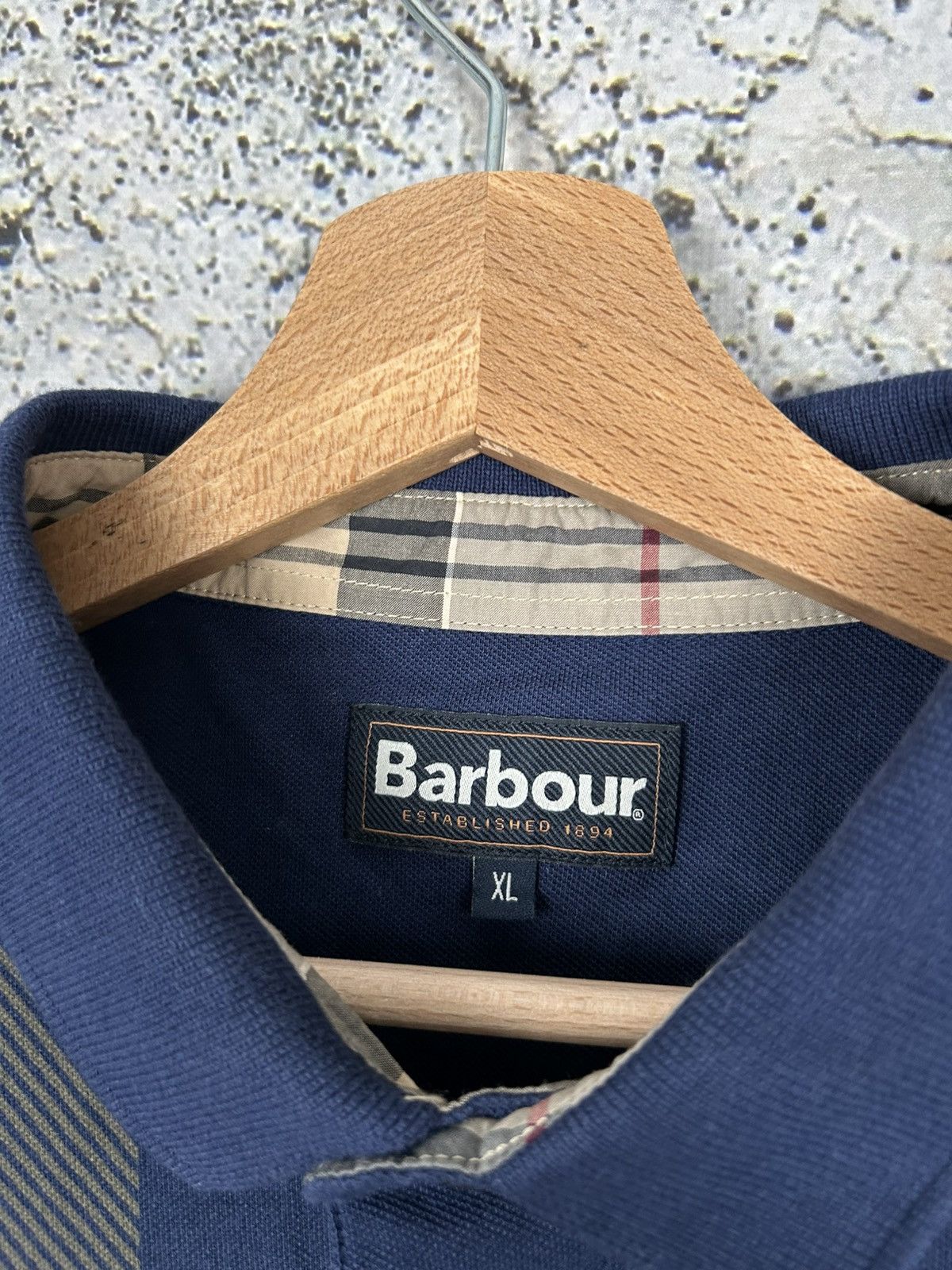 Barbour Vintage Barbour Polo Checkered Hype Streetwear Size US XL / EU 56 / 4 - 4 Thumbnail