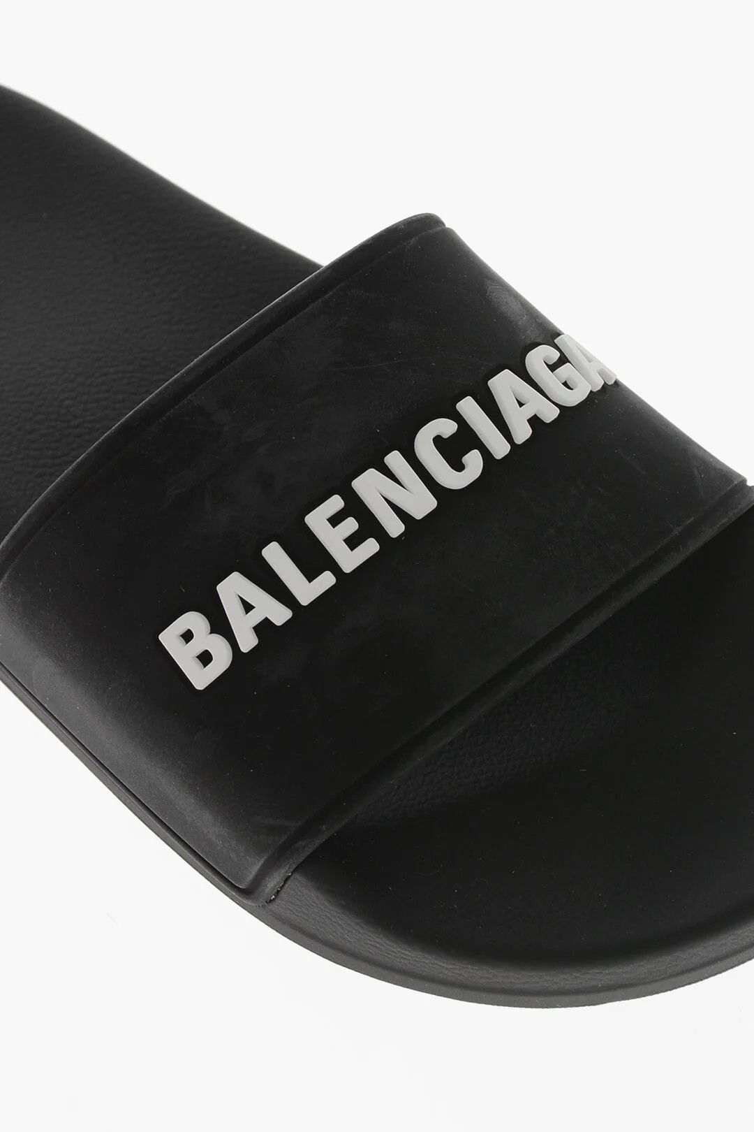 Balenciaga og1mm0326 Rubber Slides in Black Size US 5 / IT 35 - 4 Thumbnail