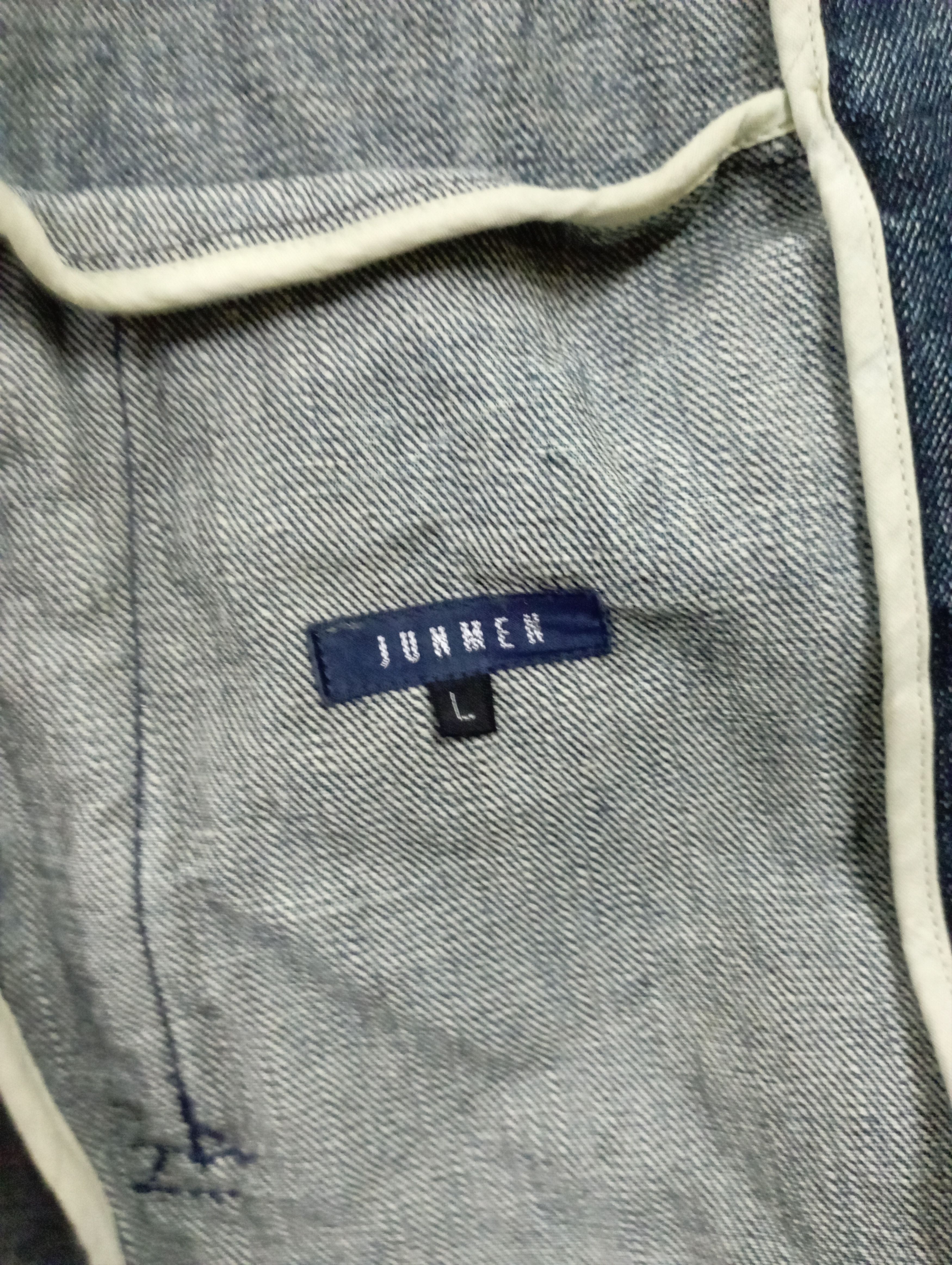 PPFM Vintage Japanese Junmen Lightning Wash Denim Jacket Size US L / EU 52-54 / 3 - 14 Thumbnail