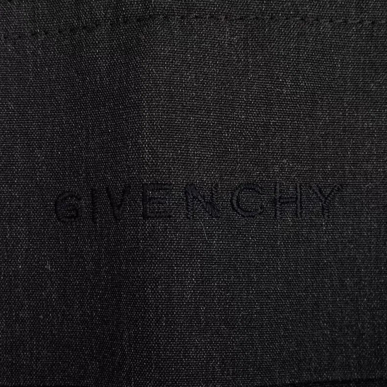 Givenchy Givenchy Black Logo Letter Embroidered Wool Casual Long Pa Size US 32 / EU 48 - 6 Thumbnail