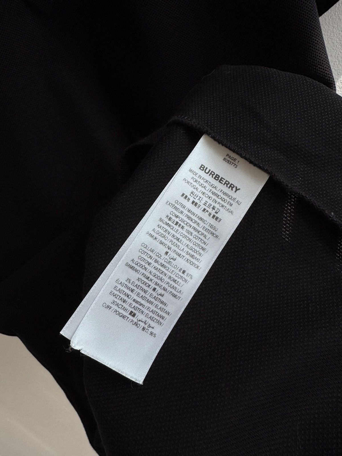 Burberry Burberry Polo Shirt T Shirt Tee Cotton Small Logo Size US M / EU 48-50 / 2 - 8 Thumbnail