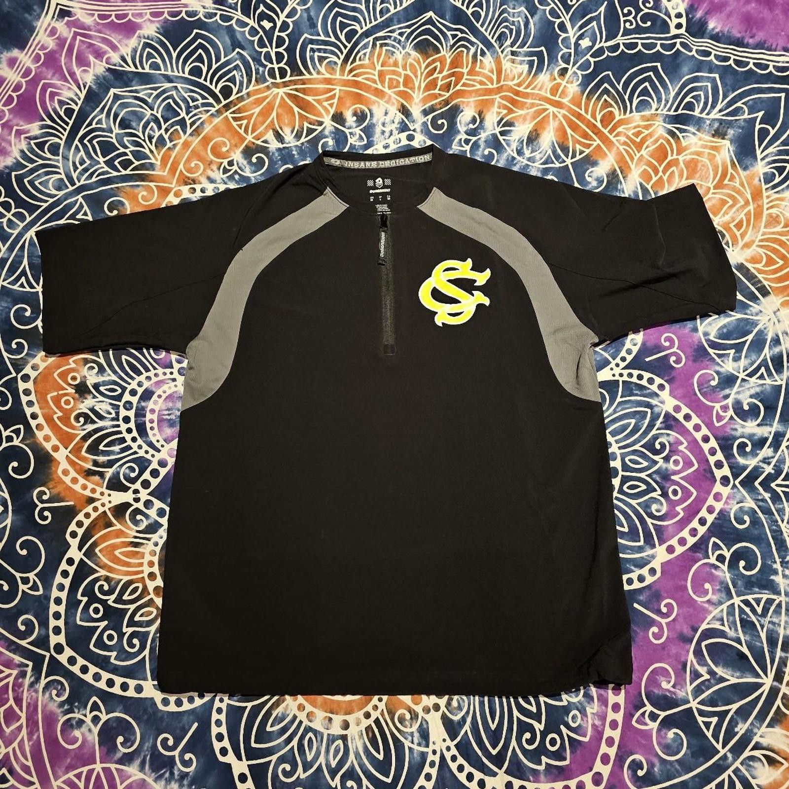 Designer Men's Black and Yellow Demarini Baseball Quarter Zip Shirt Size US M / EU 48-50 / 2 - 1 Thumbnail