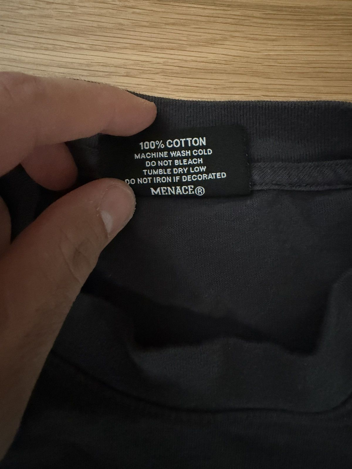 Menace Menace not a fan tee Size US L / EU 52-54 / 3 - 4 Thumbnail
