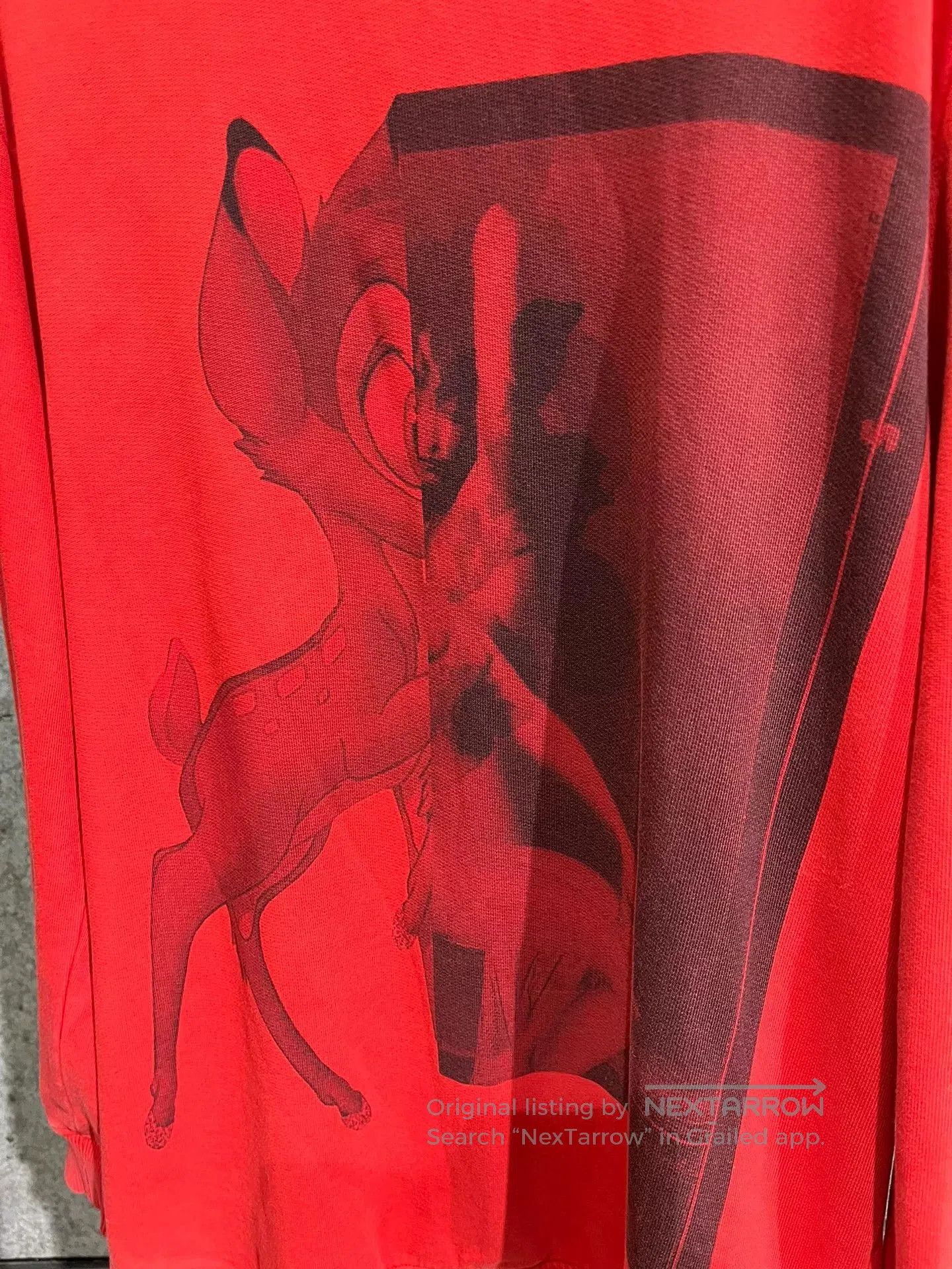 Givenchy Givenchy Red Deer Sweatshirt. Size US S / EU 44-46 / 1 - 5 Thumbnail