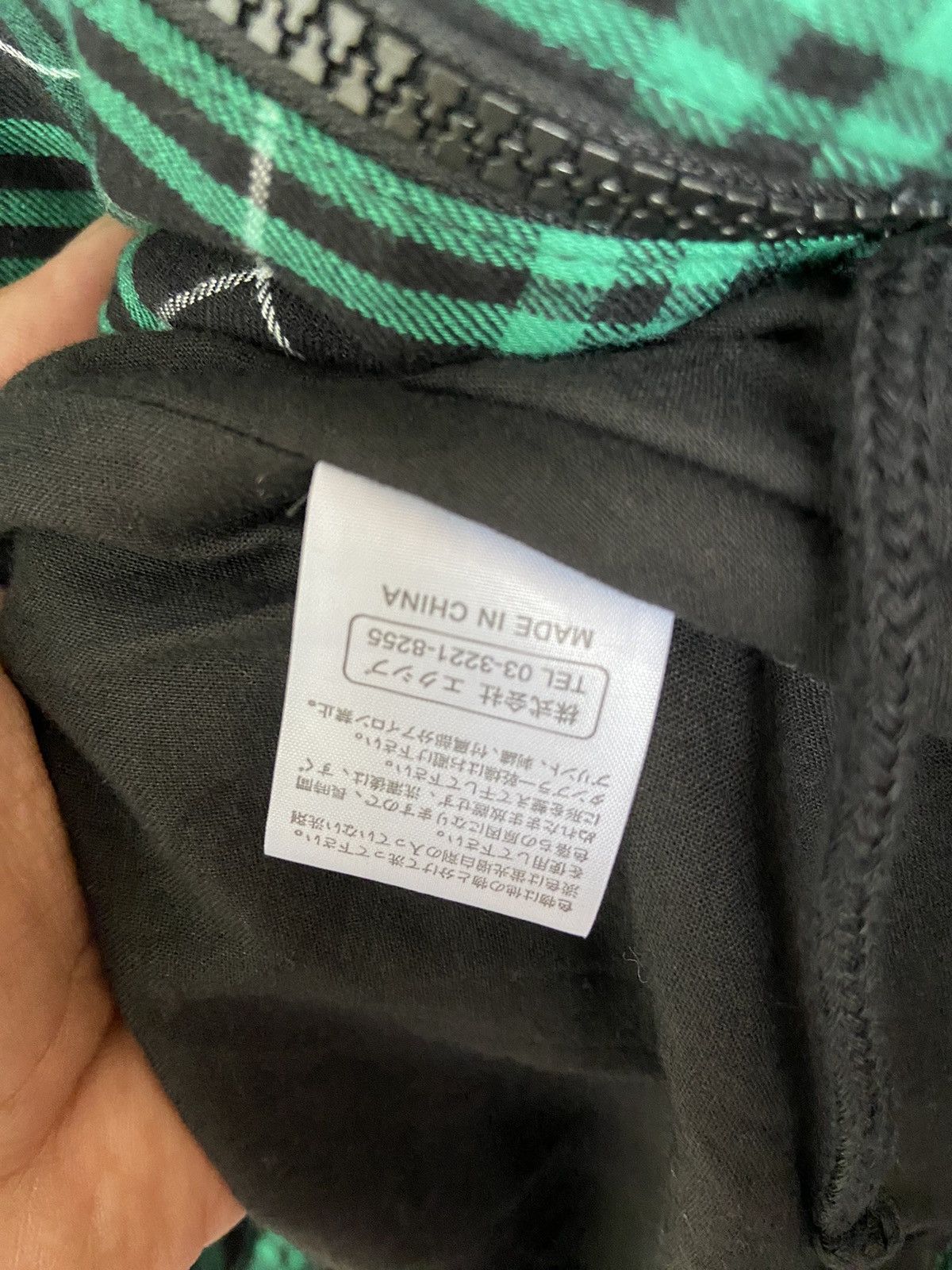 Flannel 5TY6 jacket zipper hoodies Size US L / EU 52-54 / 3 - 8 Thumbnail