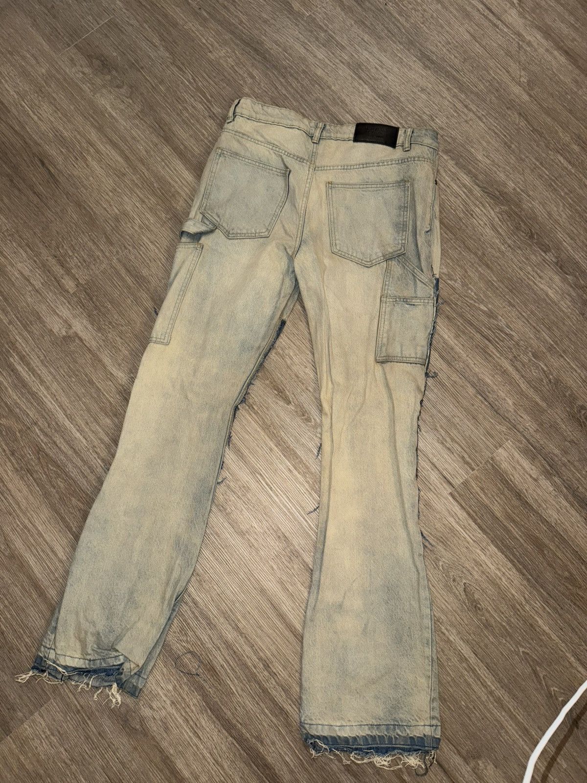 Boohoo Boohoo Man Patchwork Jeans Size US 34 / EU 50 - 4 Thumbnail