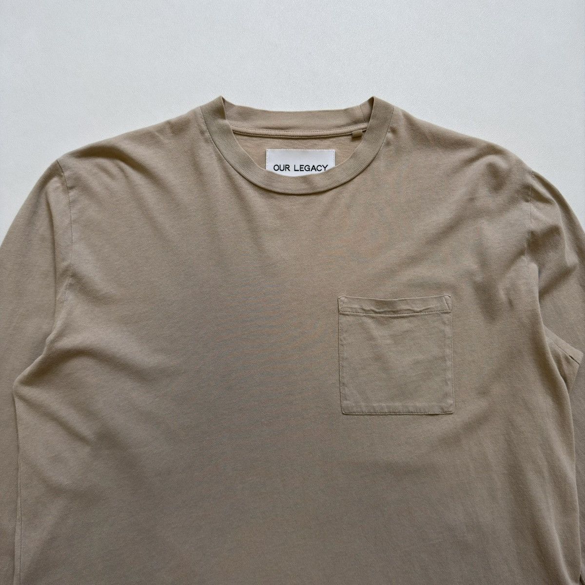 Our Legacy Thrashed ‘Sand Tribal Army Jersey’ T Shirt Size US M / EU 48-50 / 2 - 3 Thumbnail