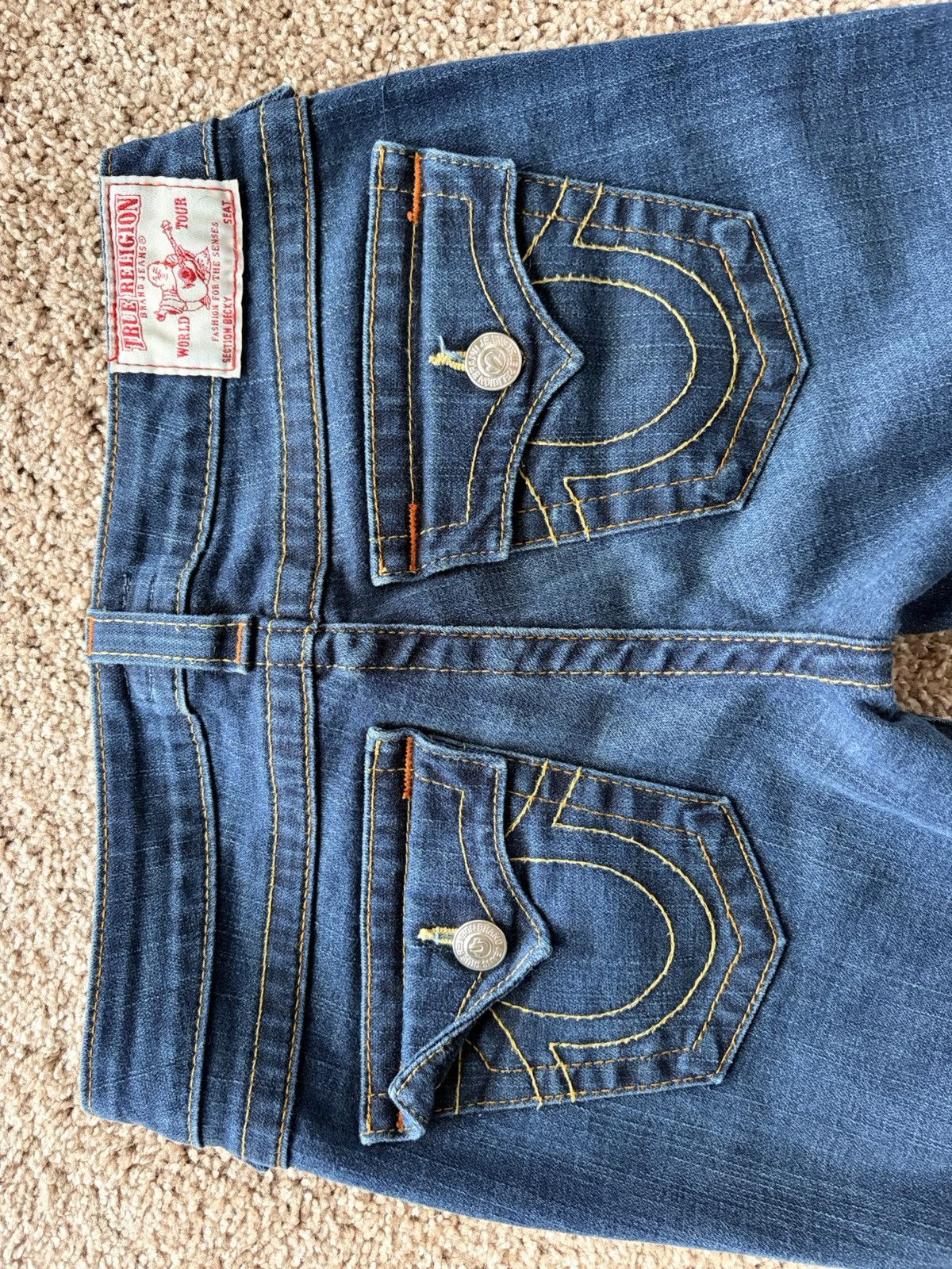 True Religion True Religion Jeans Navy Blue Size 27" / US 4 / IT 40 - 8 Thumbnail