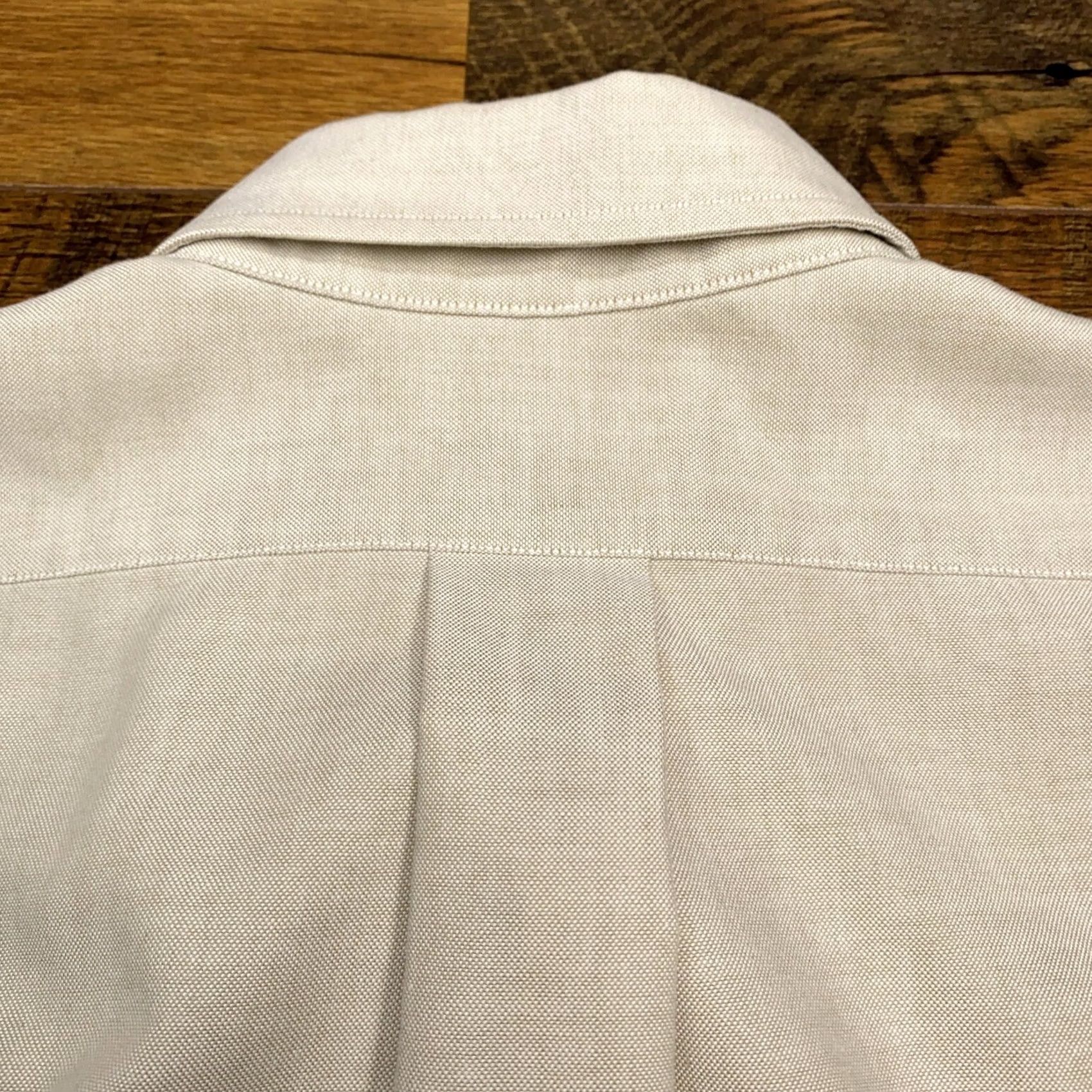 Vintage VINTAGE LL Bean Shirt Mens 17 Beige Button Up Pocket Shirt Size US XL / EU 56 / 4 - 6 Thumbnail