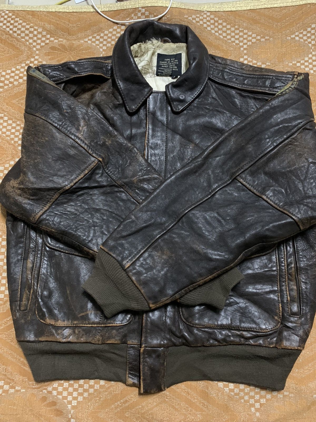 Avirex 1985 AVIREX TYPE A-1 TOP GUN STYLE LEATHER JACKET Size US S / EU 44-46 / 1 - 8 Thumbnail