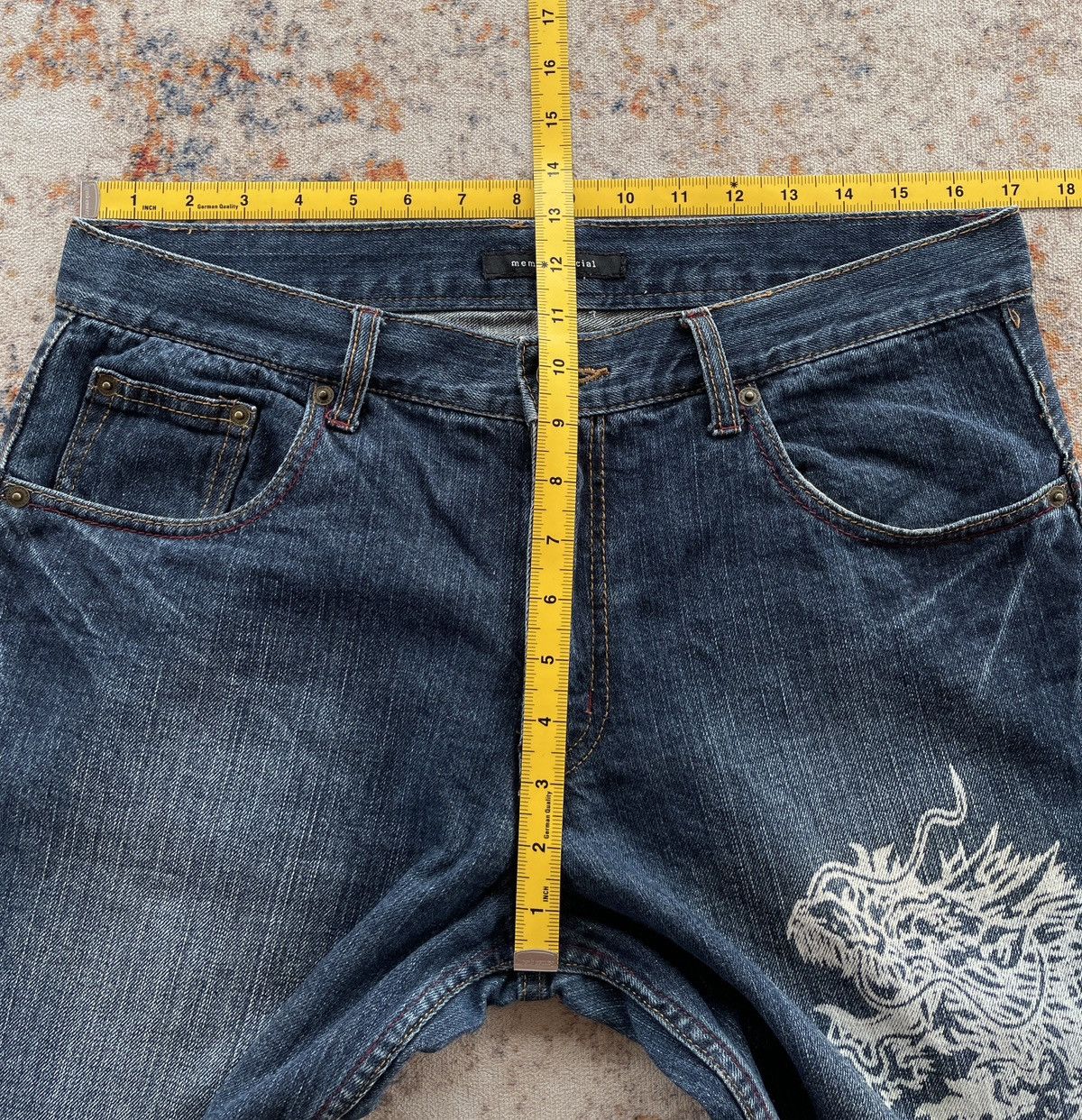 Karakuri Tamashii Memory Special Dragon Short Jeans Size US 34 / EU 50 - 9 Thumbnail