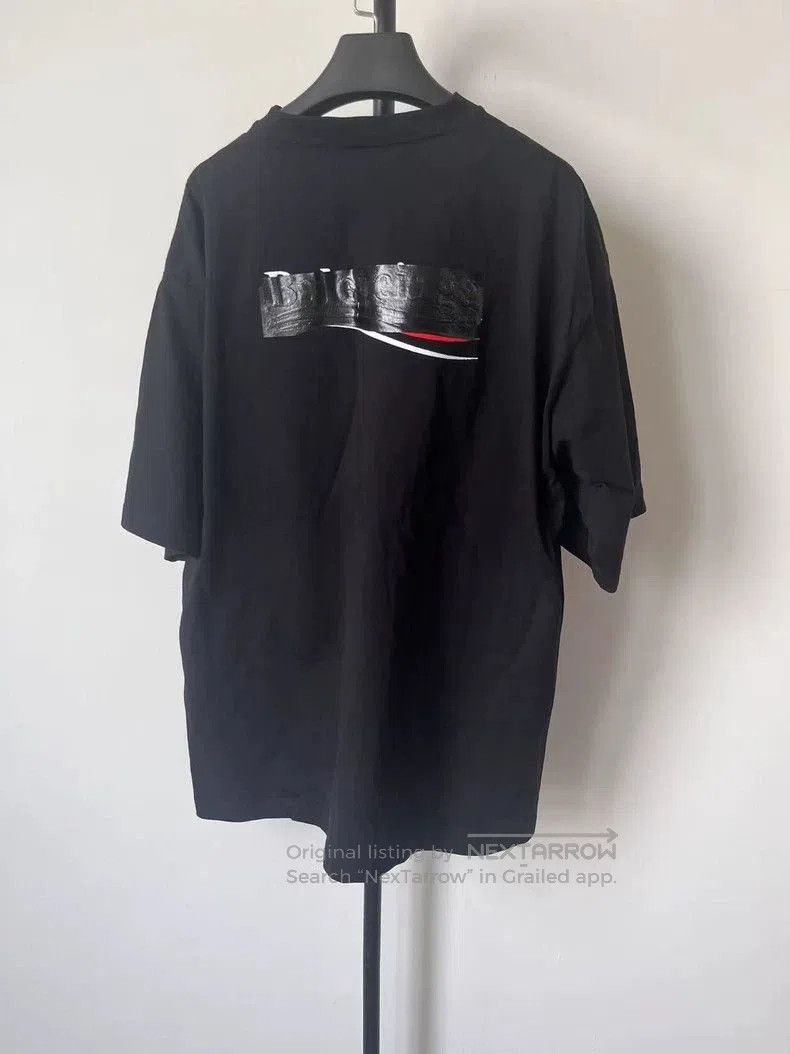 Balenciaga Balenciaga Solid Logo Print Short Sleeve T-shirt. Size US L / EU 52-54 / 3 - 2 Thumbnail