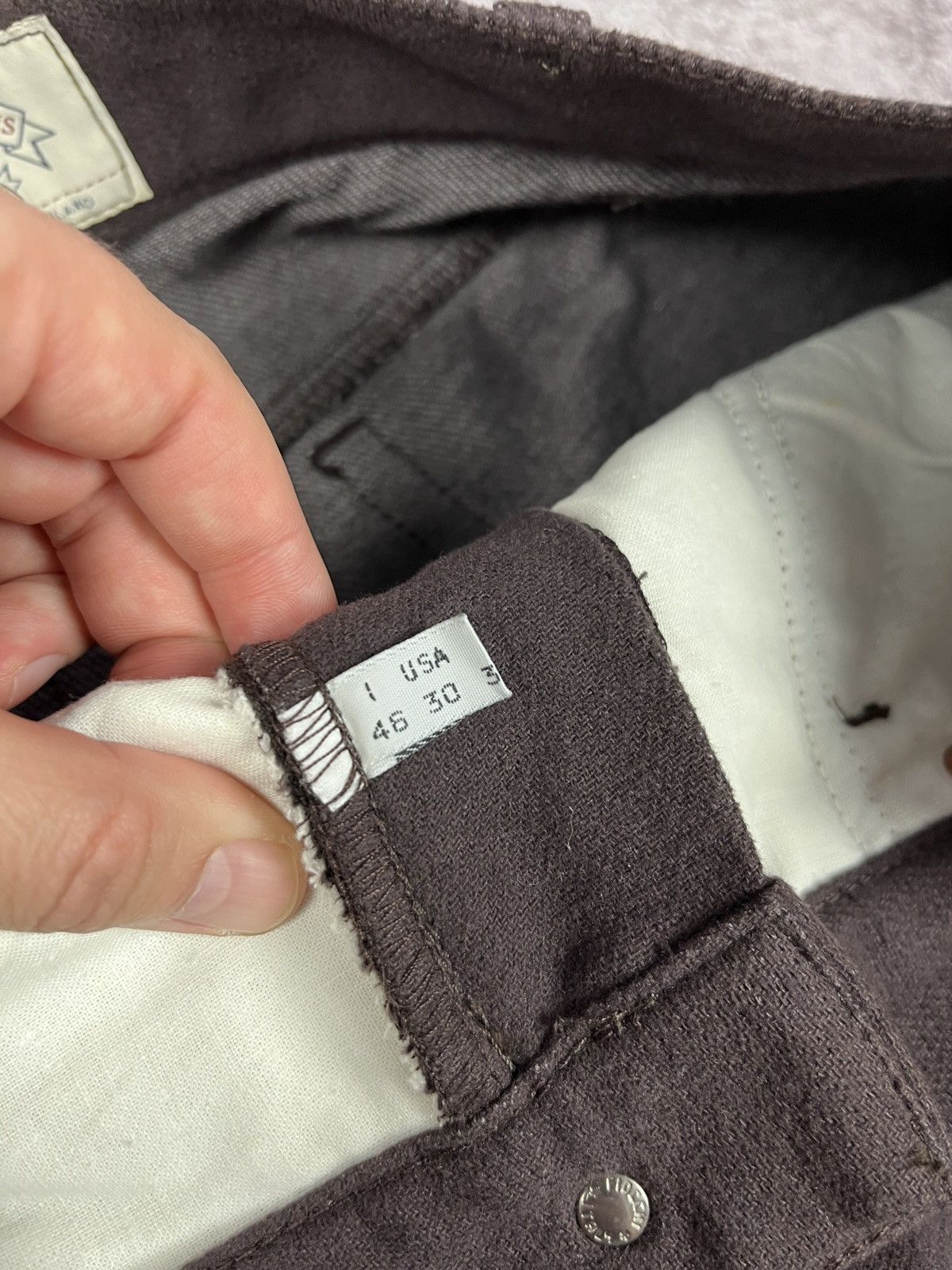 Armani × Giorgio Armani × Vintage Rare🔥Vintage Armani Jeans Pantalone Castagna Size US 30 / EU 46 - 11 Thumbnail