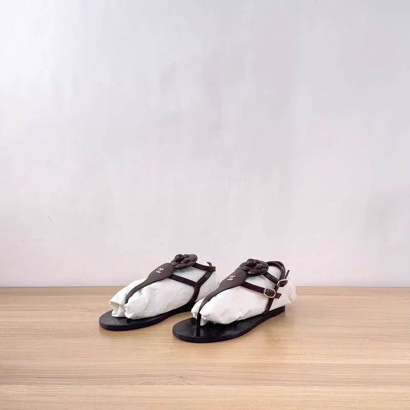 Chanel CHANEL camellia sandals 36 Size US 5 / IT 35 - 1 Thumbnail