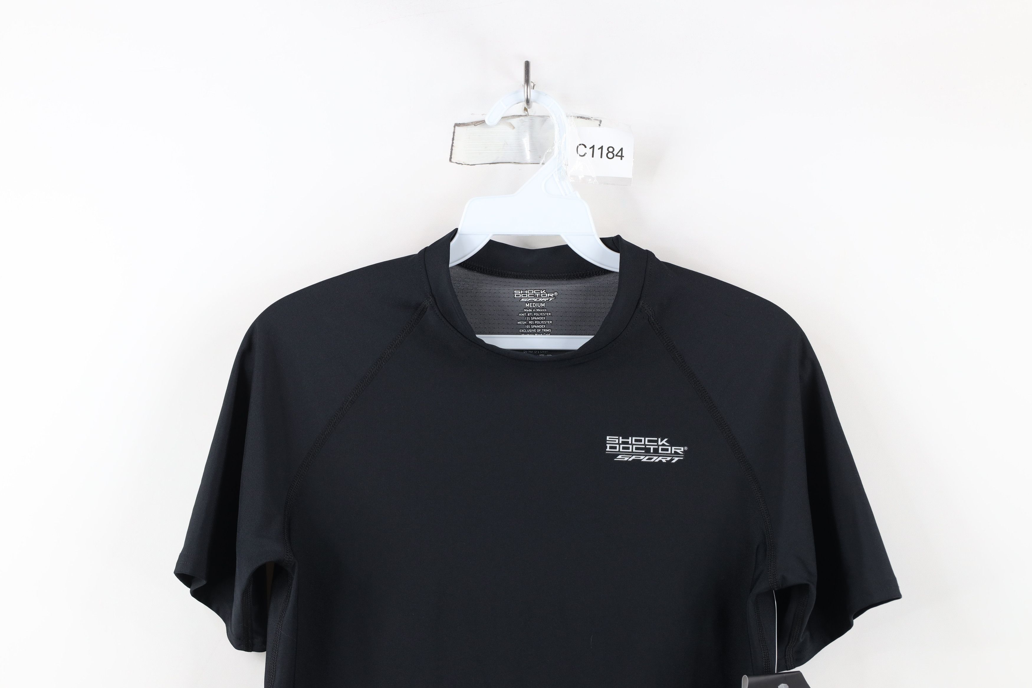 Vintage New Shock Doctor Sport Vented Gym Training T-Shirt Black Size US M / EU 48-50 / 2 - 2 Thumbnail