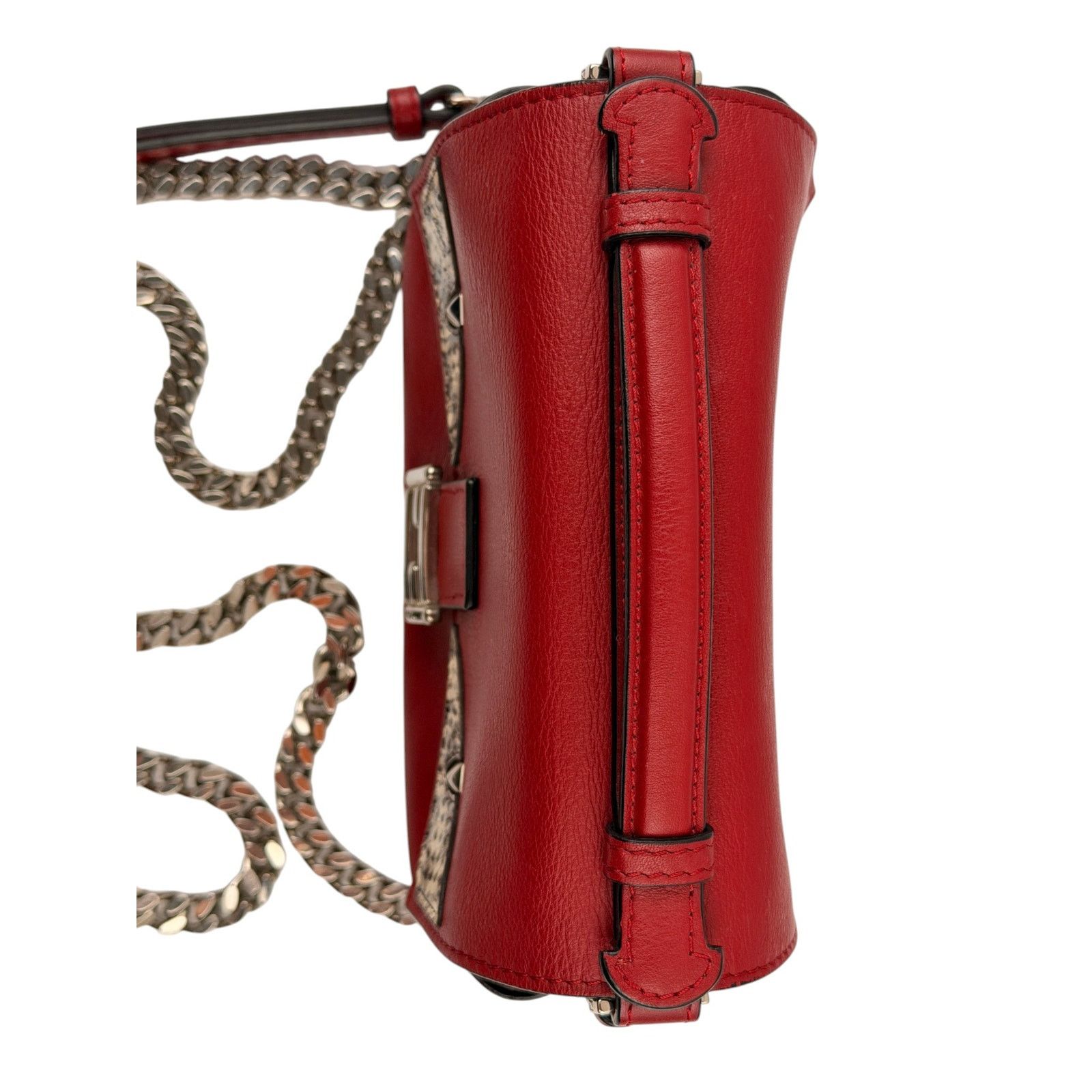 Fendi Fendi Micro Monster Baguette Bag red Size ONE SIZE - 5 Thumbnail