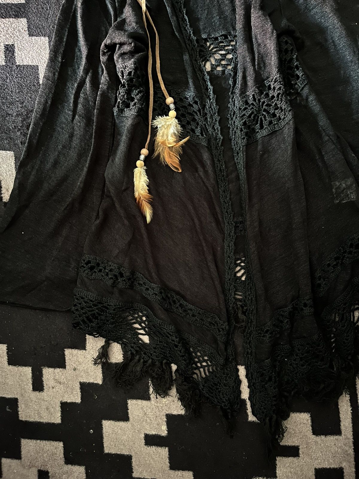 Tornado Mart 2000s mure black vkei knit Size US M / EU 48-50 / 2 - 3 Thumbnail