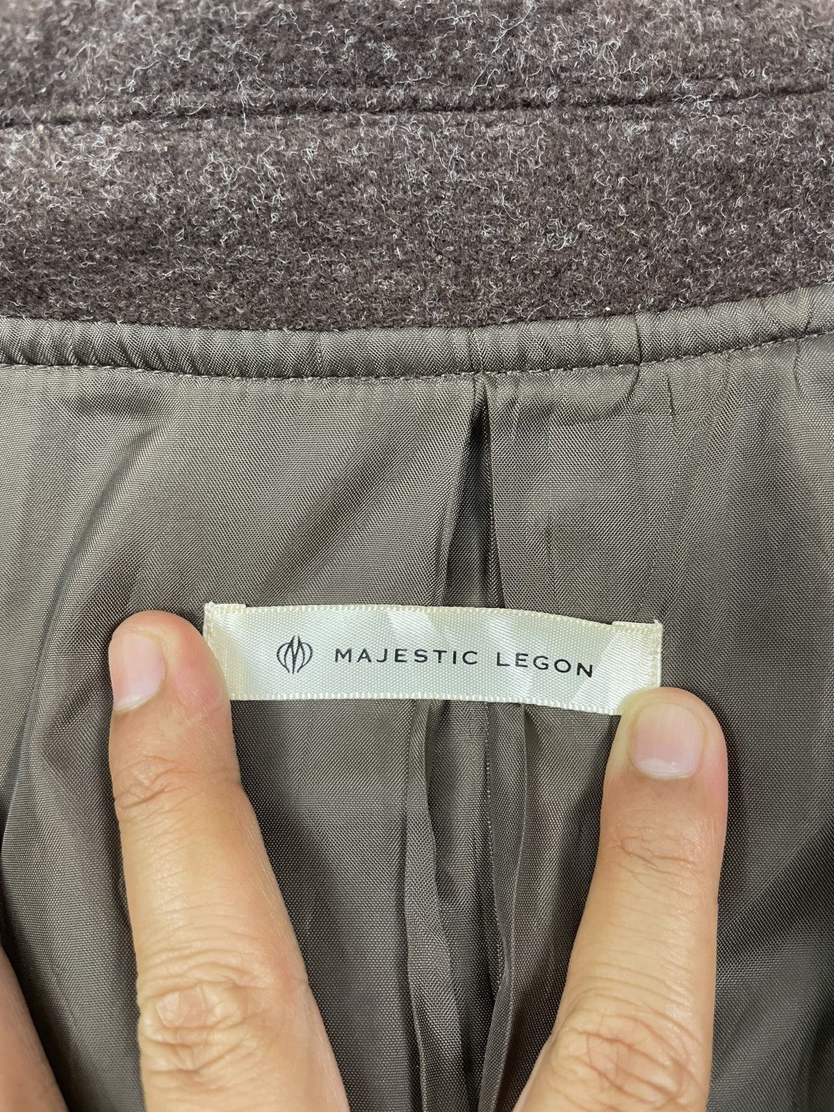 Japanese Brand Majestic Legon Brown Wool Shirt Double Pocket Jacket Size US M / EU 48-50 / 2 - 6 Thumbnail