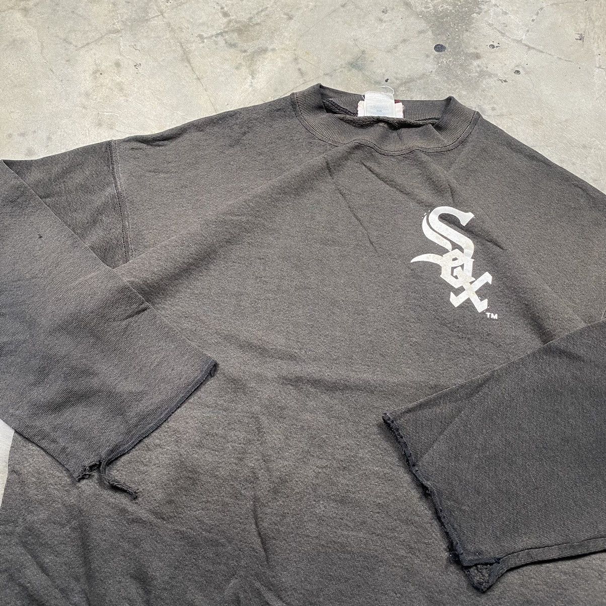 Fruit Of The Loom × MLB Rare 90s Chicago White Sox Distressed Sunfaded Crewneck Size US L / EU 52-54 / 3 - 5 Thumbnail