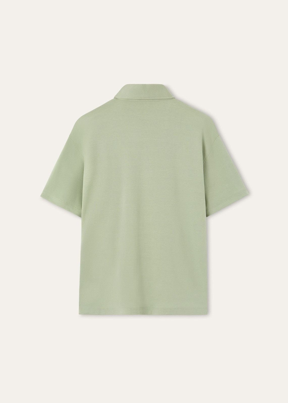 Loro Piana o1srvl11e0526 FAP2881 Tremezzo Polo Shirt in Light Green Size L / US 10 / IT 46 - 2 Thumbnail