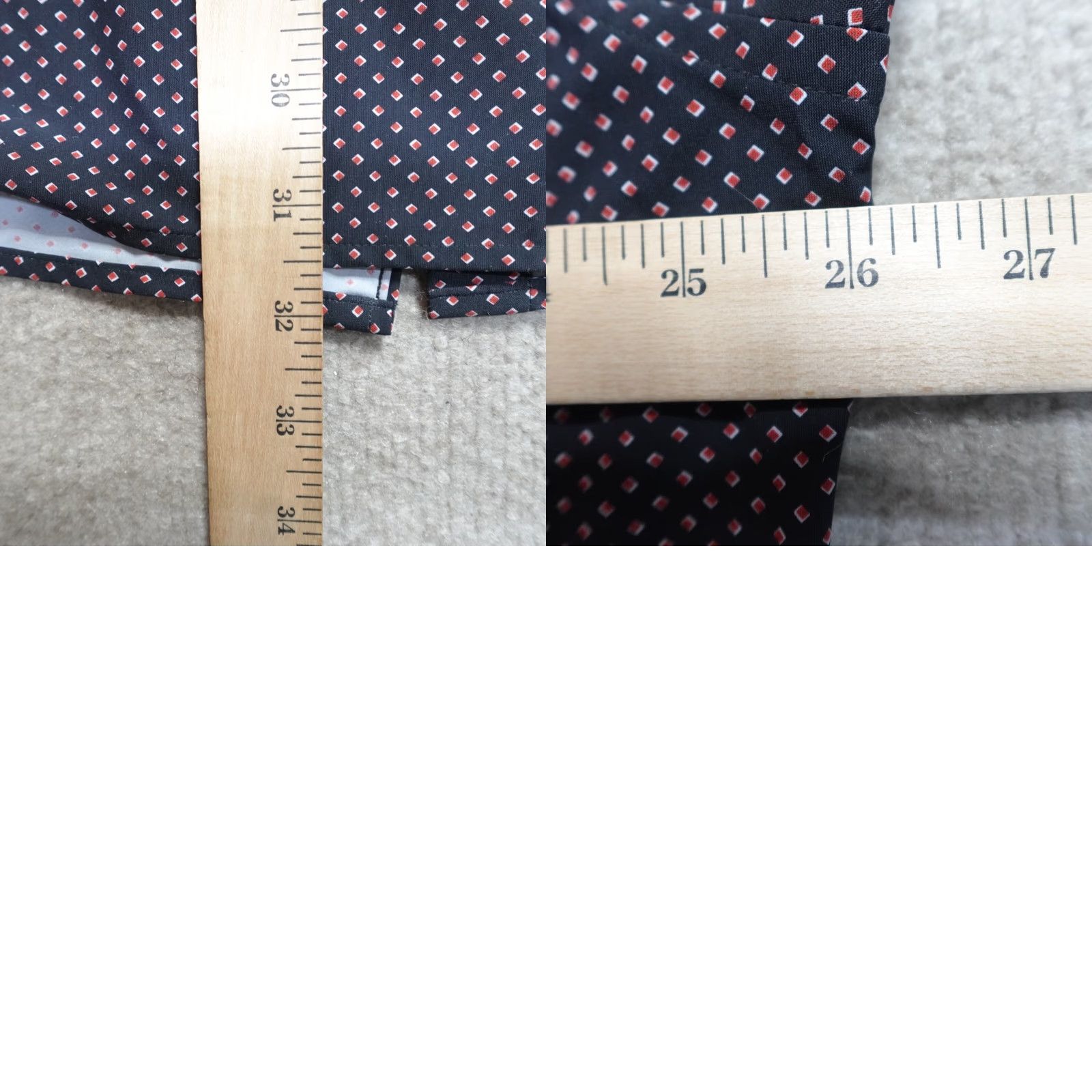 Vintage J.Hilburn Shirt 2XL Black Polka Dot Performance Nylon Elastane Button-Down Shirt Mens Long Sleeve 2XL Black Polka Dot Size US XXL / EU 58 / 5 - 8 Thumbnail
