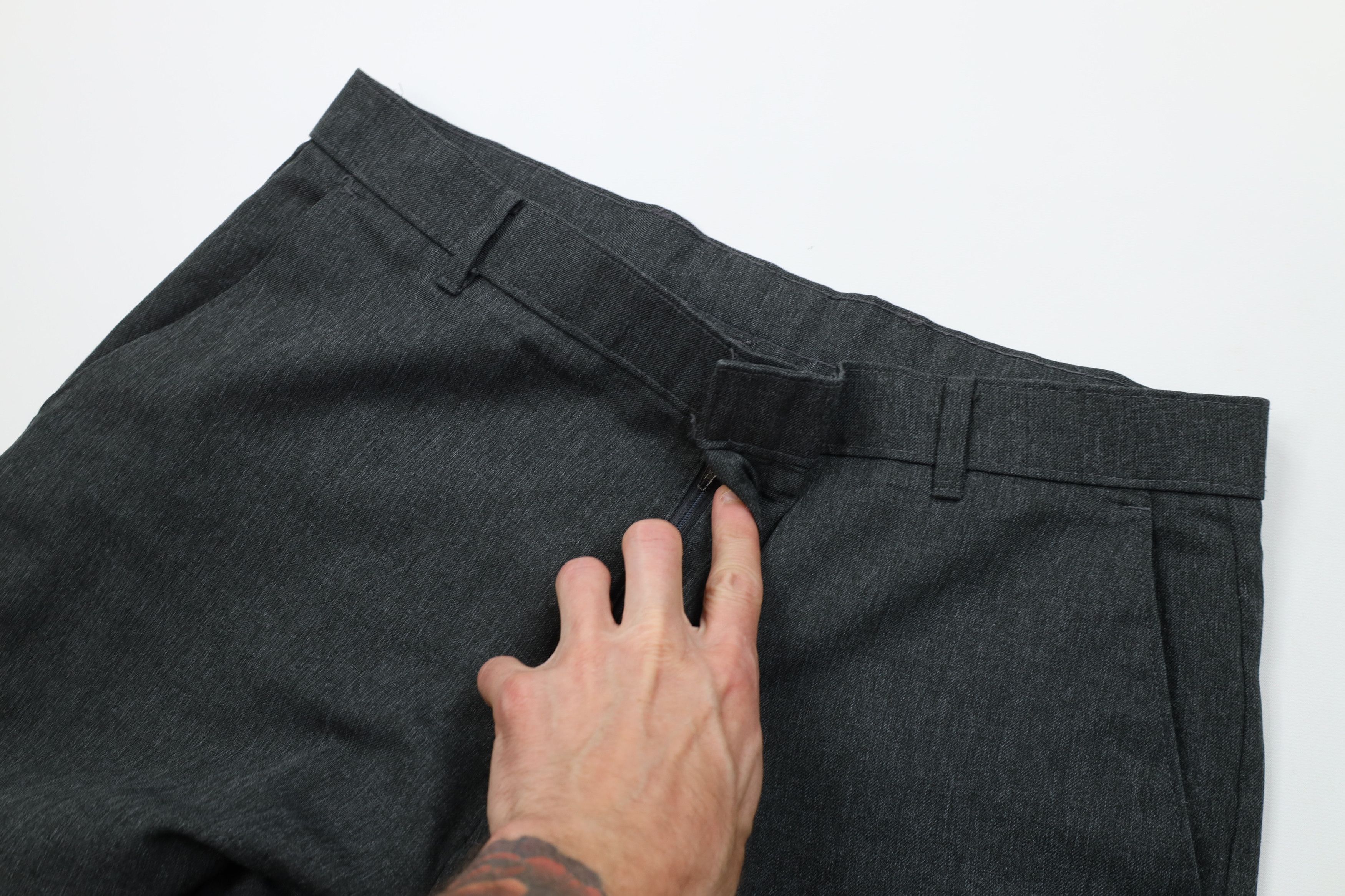 Levi's Vintage 90s Levis Flared Wide Leg Chino Pants Heather Gray Size US 36 / EU 52 - 7 Thumbnail