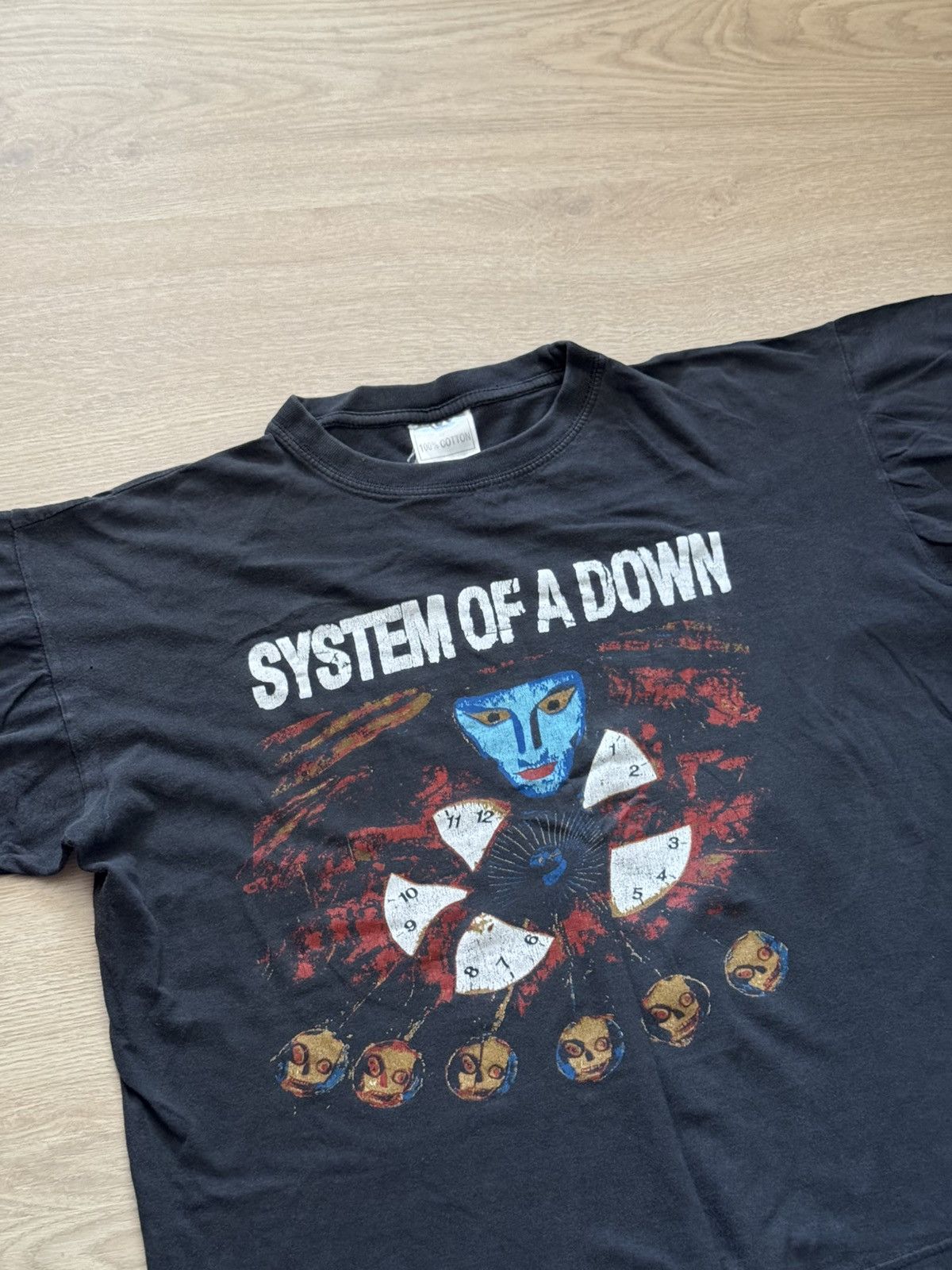 Band Tees Vintage 90’d System Of A Down Tock Band T-Shirt Size S / US 4 / IT 40 - 2 Thumbnail