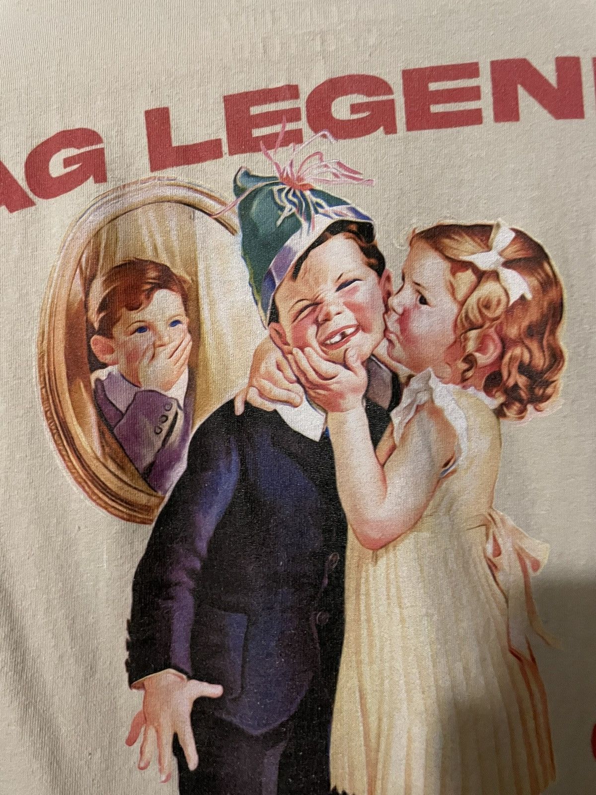 Members Only × Other Bag legends beige tee Size US M / EU 48-50 / 2 - 4 Thumbnail