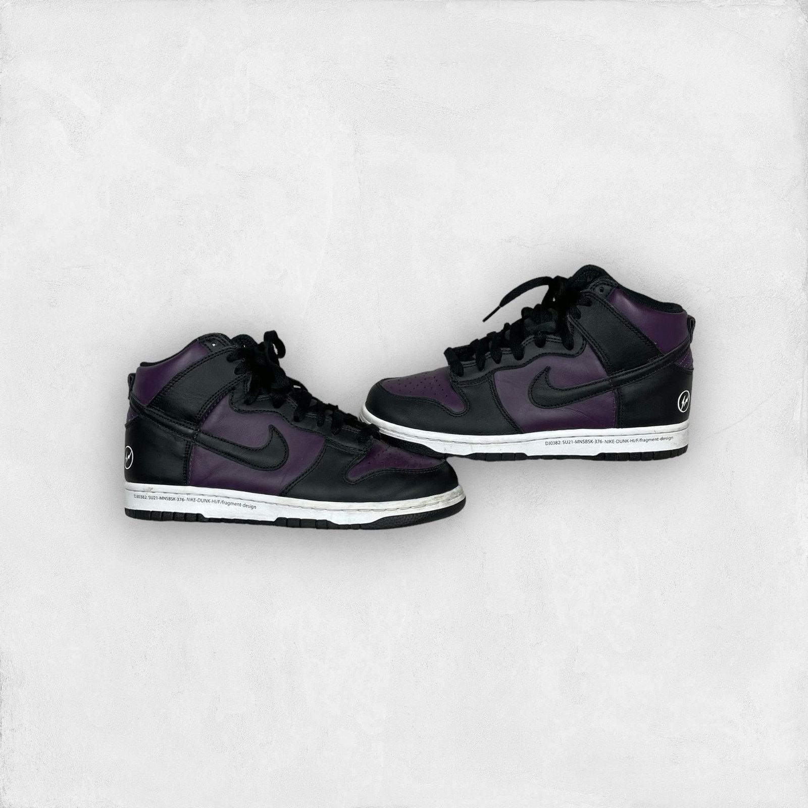 Nike Nike Dunk High / F DJ0382-600 Men Wine Black White Shoes 6.5 Size US 6.5 / EU 39-40 - 1 Thumbnail