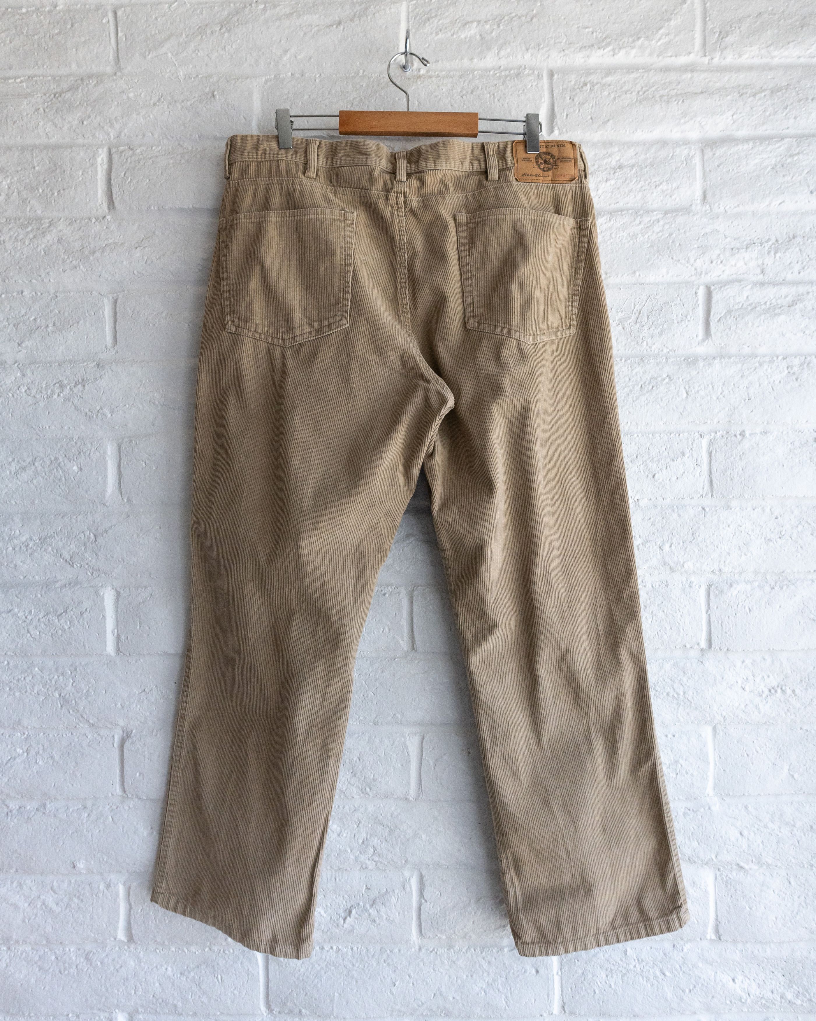 Vintage Vintage Eddie Bauer Corduroy Trouser Pant Tan Men's 40 Size US 40 / EU 56 - 5 Thumbnail