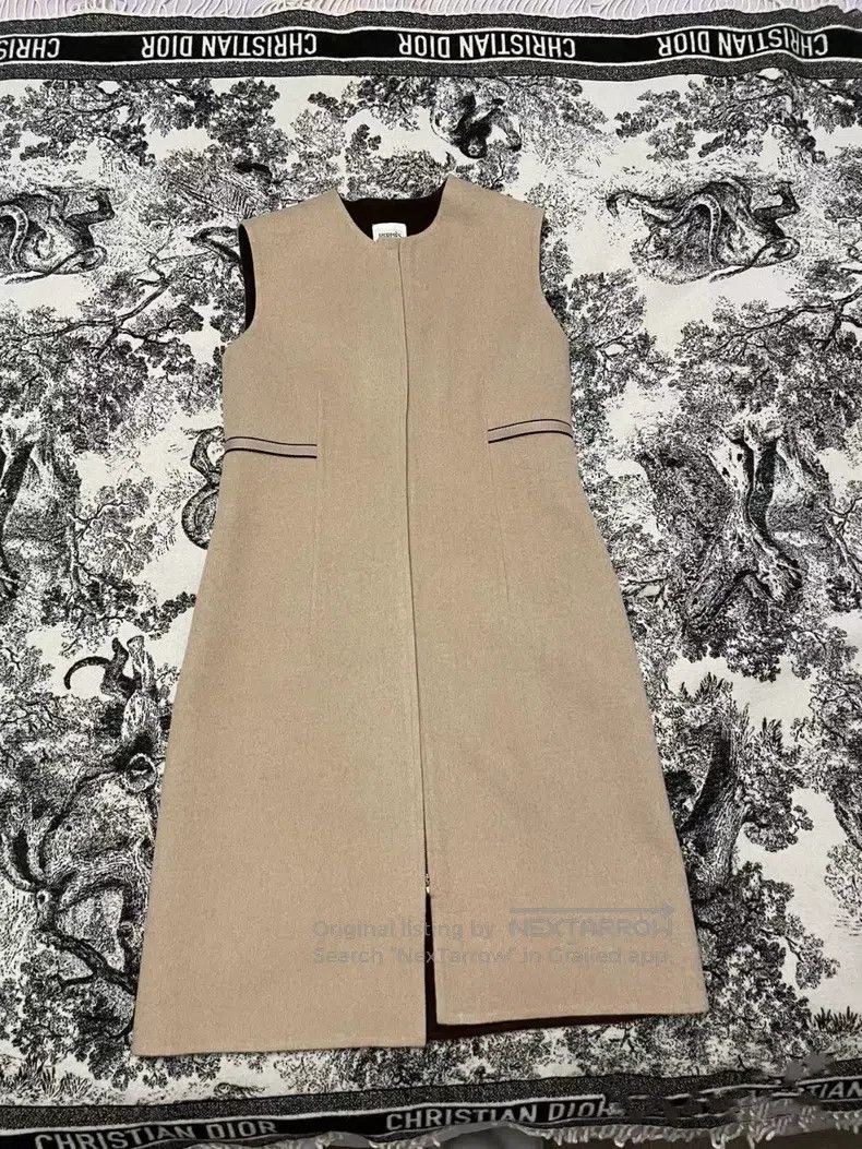 Hermes Hermes Cream Cashmere Vest - One Side Cream, One Side Cara Size XS / US 0-2 / IT 36-38 - 2 Thumbnail