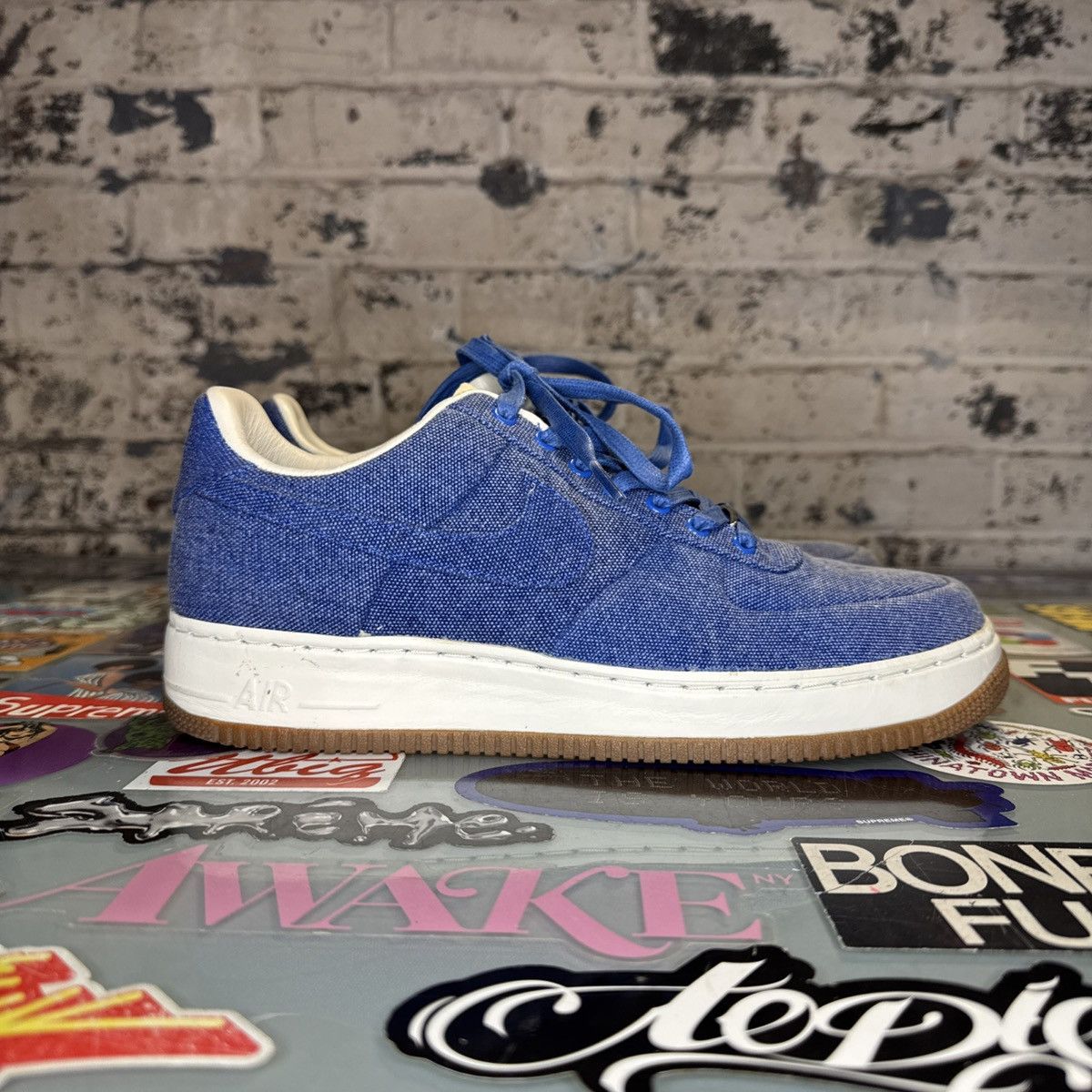 Nike Nike Air Force 1 SPRM 07 Low Classic Blue Denim Sz. 9.5 Size US 9.5 / EU 42-43 - 3 Thumbnail
