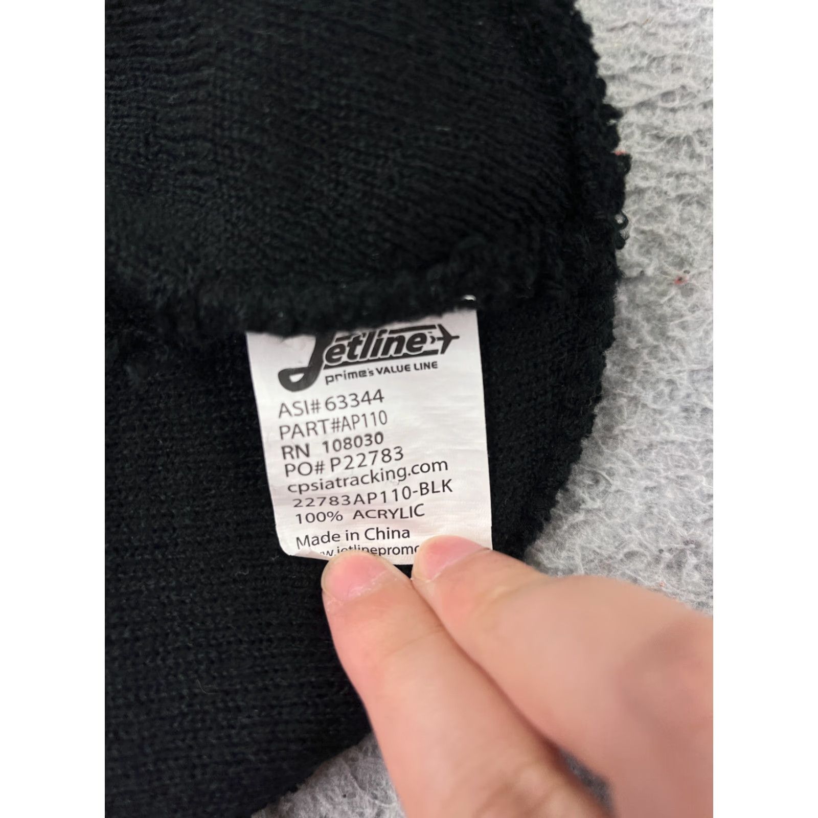 Vintage Tooeletech Beanie College Adult One Size Black Knit 100% Acrylic School Size ONE SIZE - 6 Thumbnail
