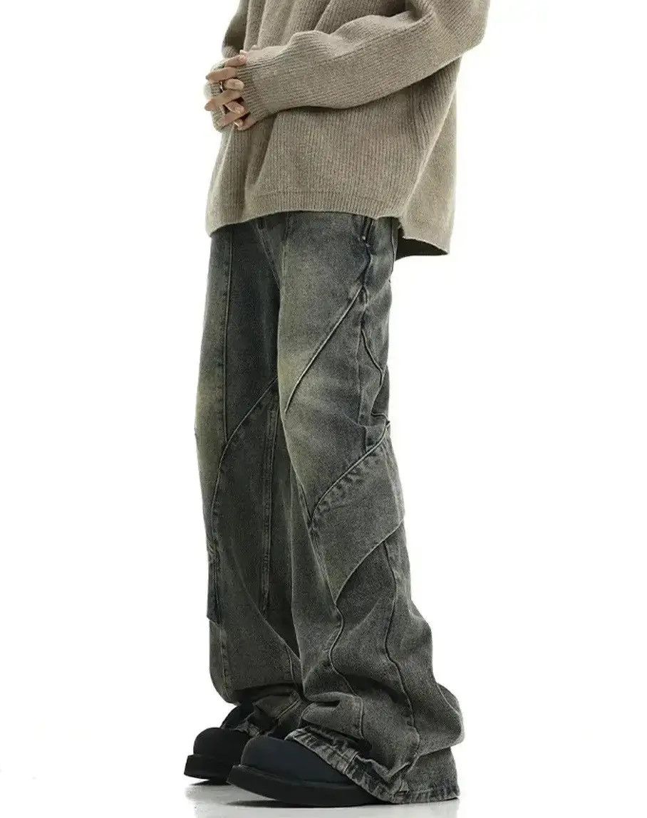 Flared Baggy Denim Jeans