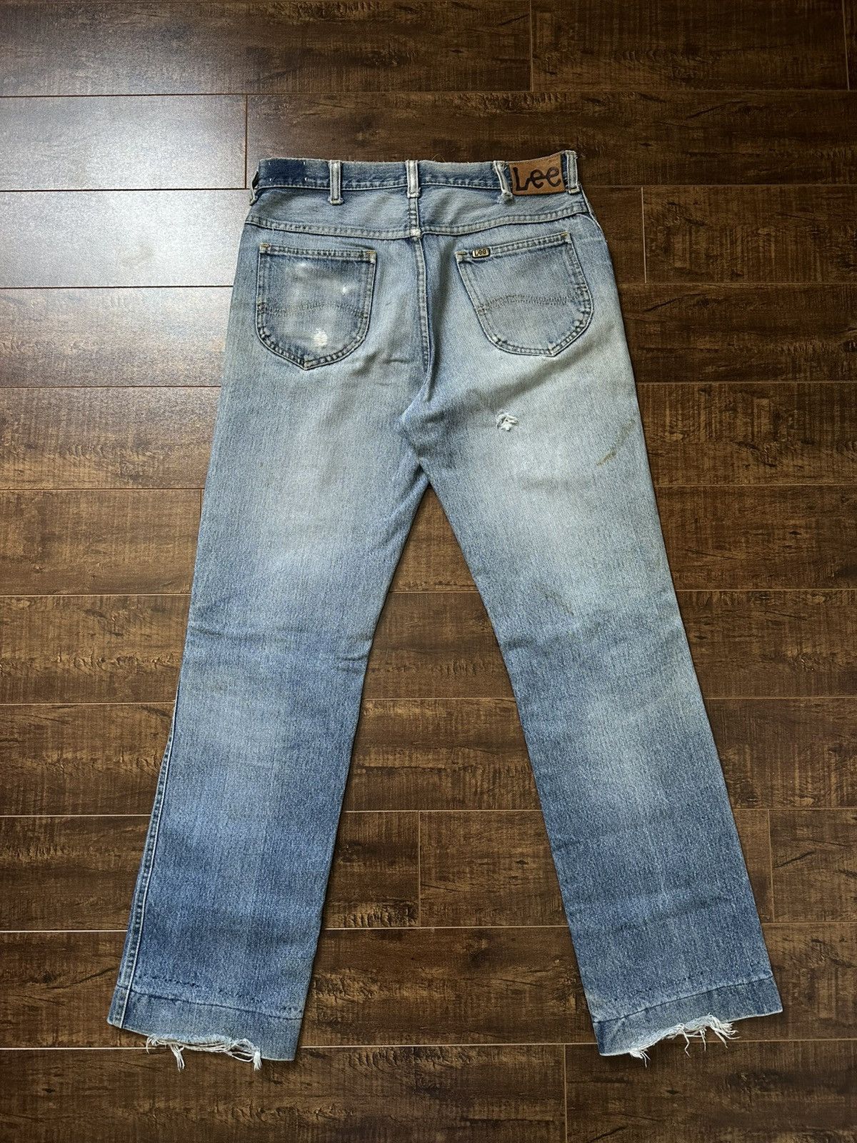 Lee Vintage 1980s Lee Rider Cowboy Cut Denim Size US 30 / EU 46 - 2 Thumbnail